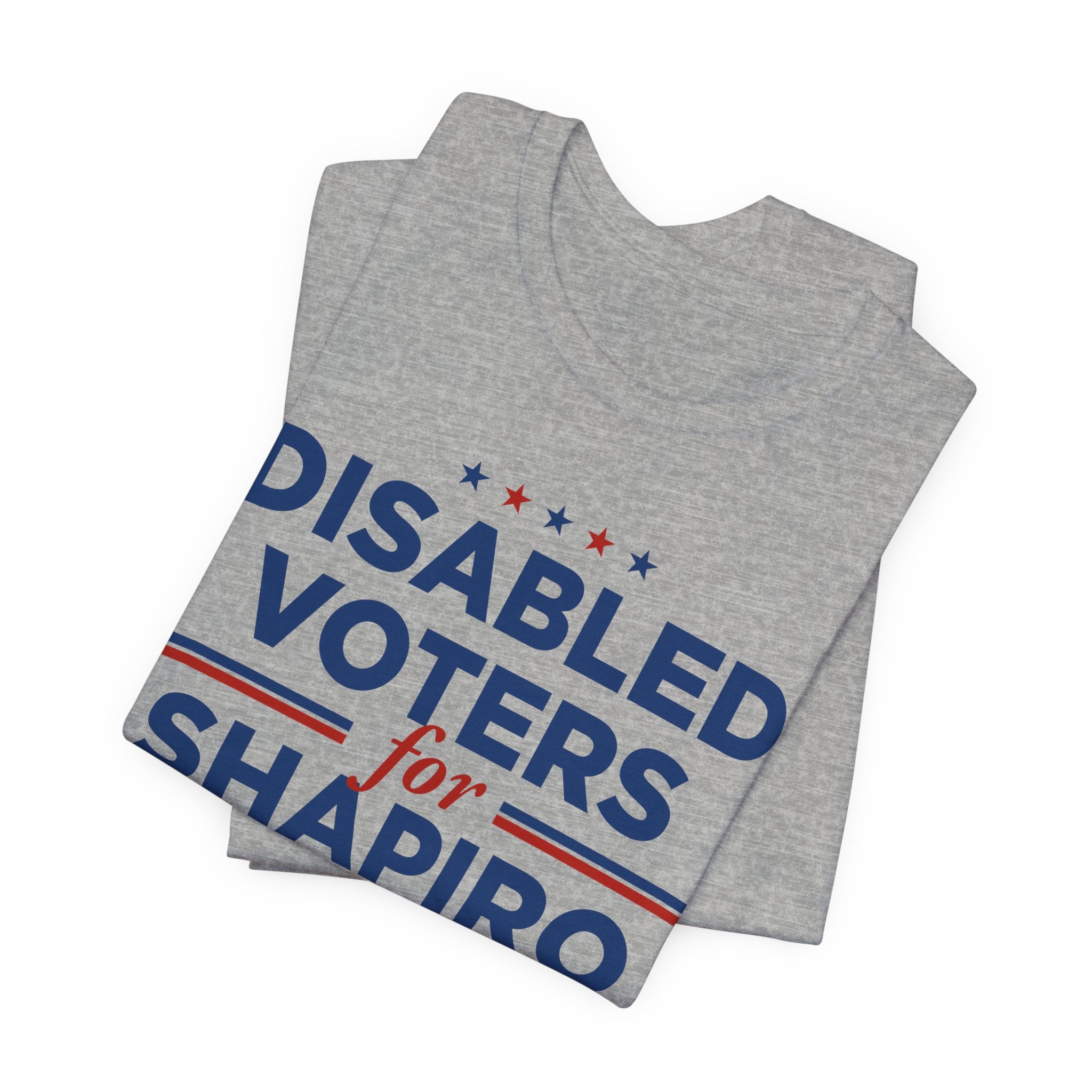 Disabled Voters for Josh Shapiro for President Campaign T-Shirt 2028