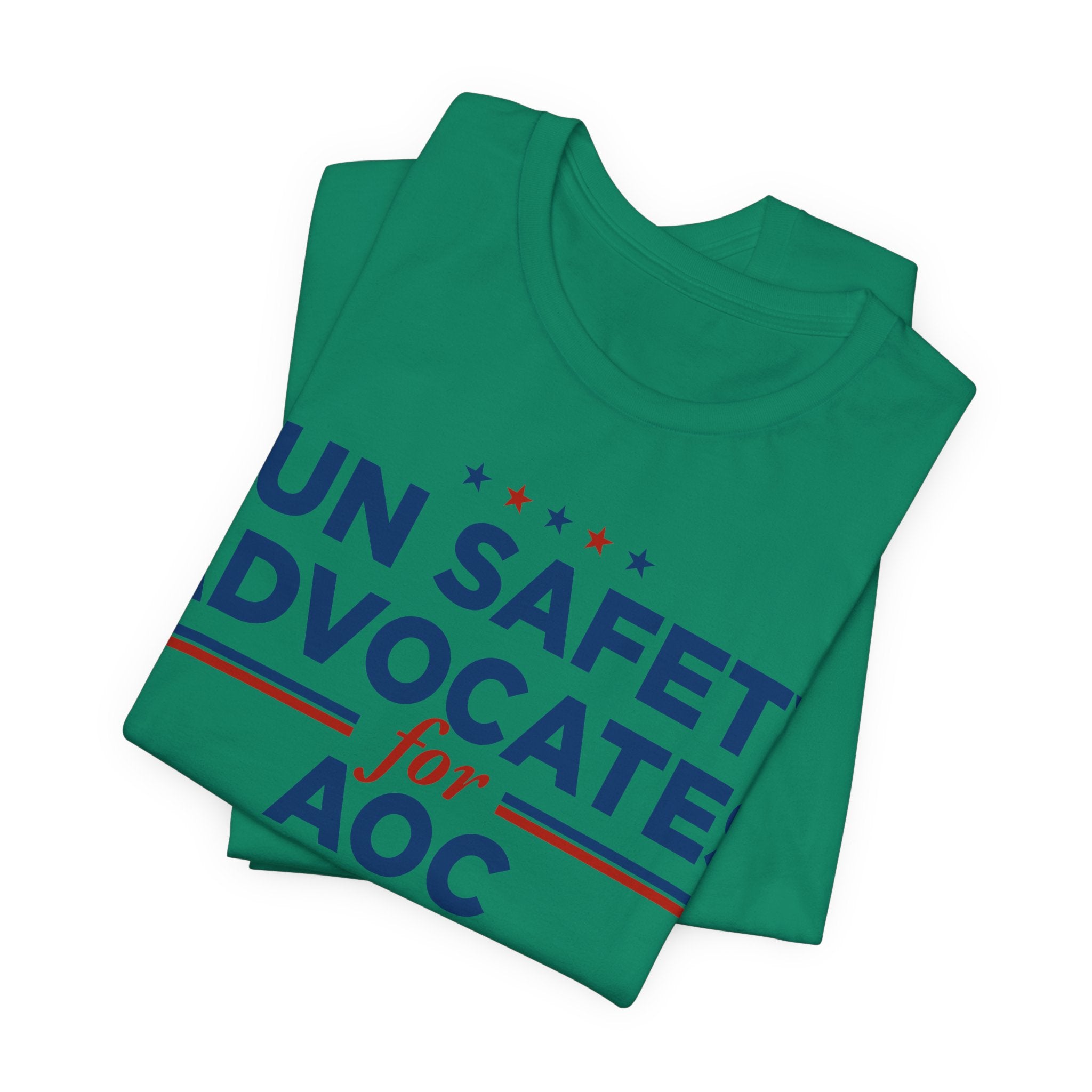 Gun Safety Advocates for AOC for President Campaign T-Shirt 2028