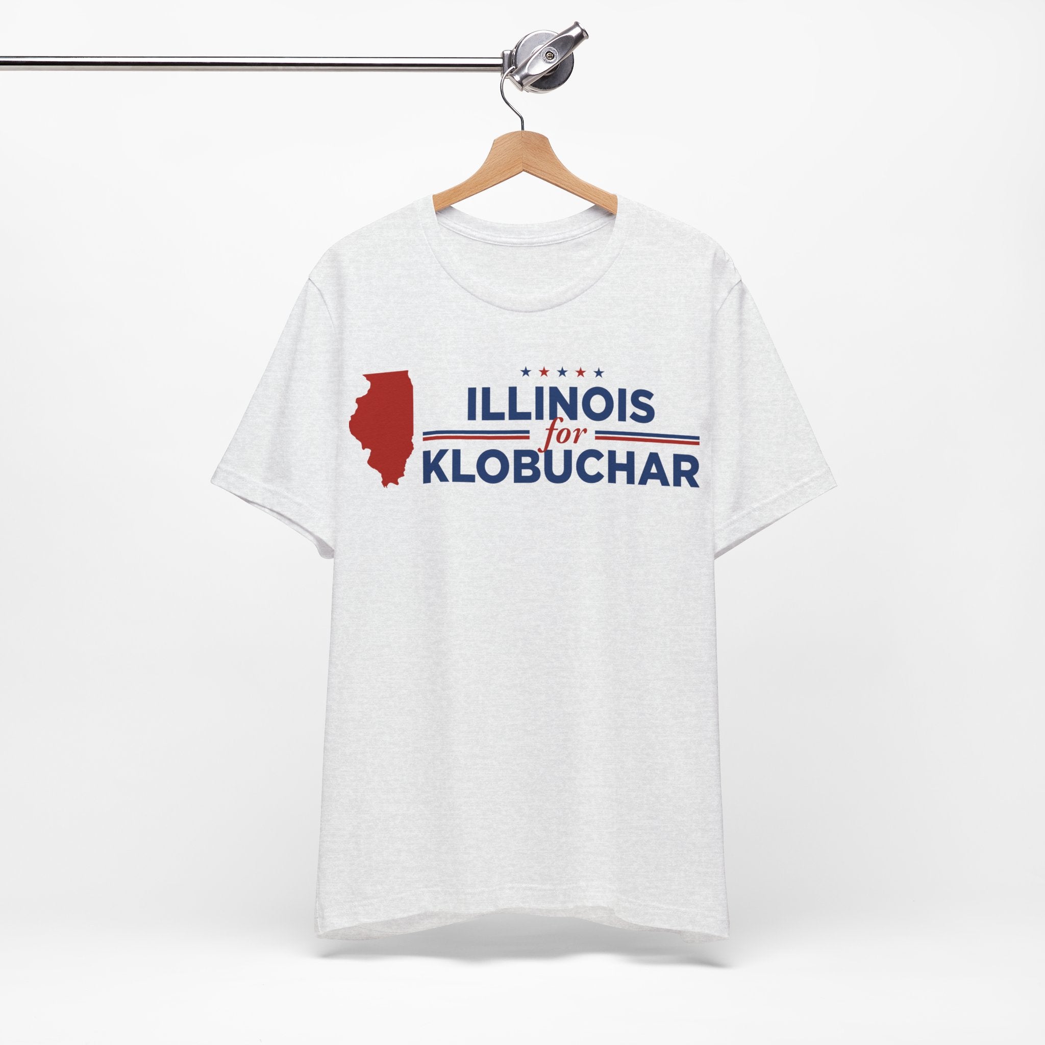 Illinois for Amy Klobuchar for President Campaign T-Shirt 2028
