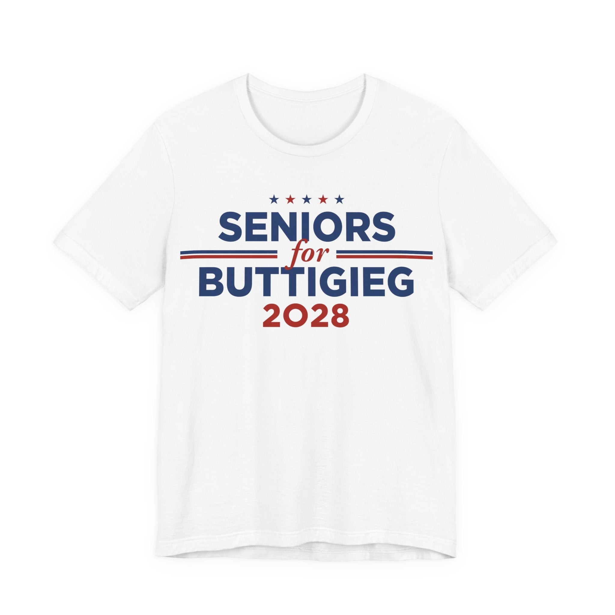 Seniors for Pete Buttigieg for President Campaign T-Shirt 2028
