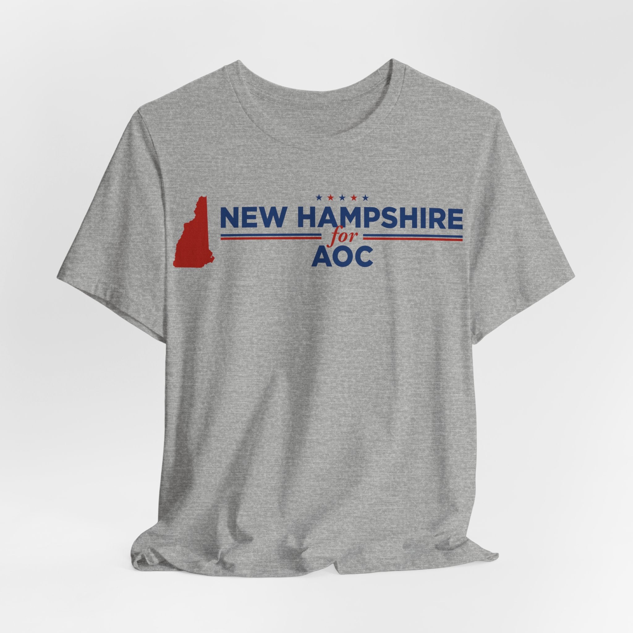 New Hampshire for AOC for President Campaign T-Shirt 2028
