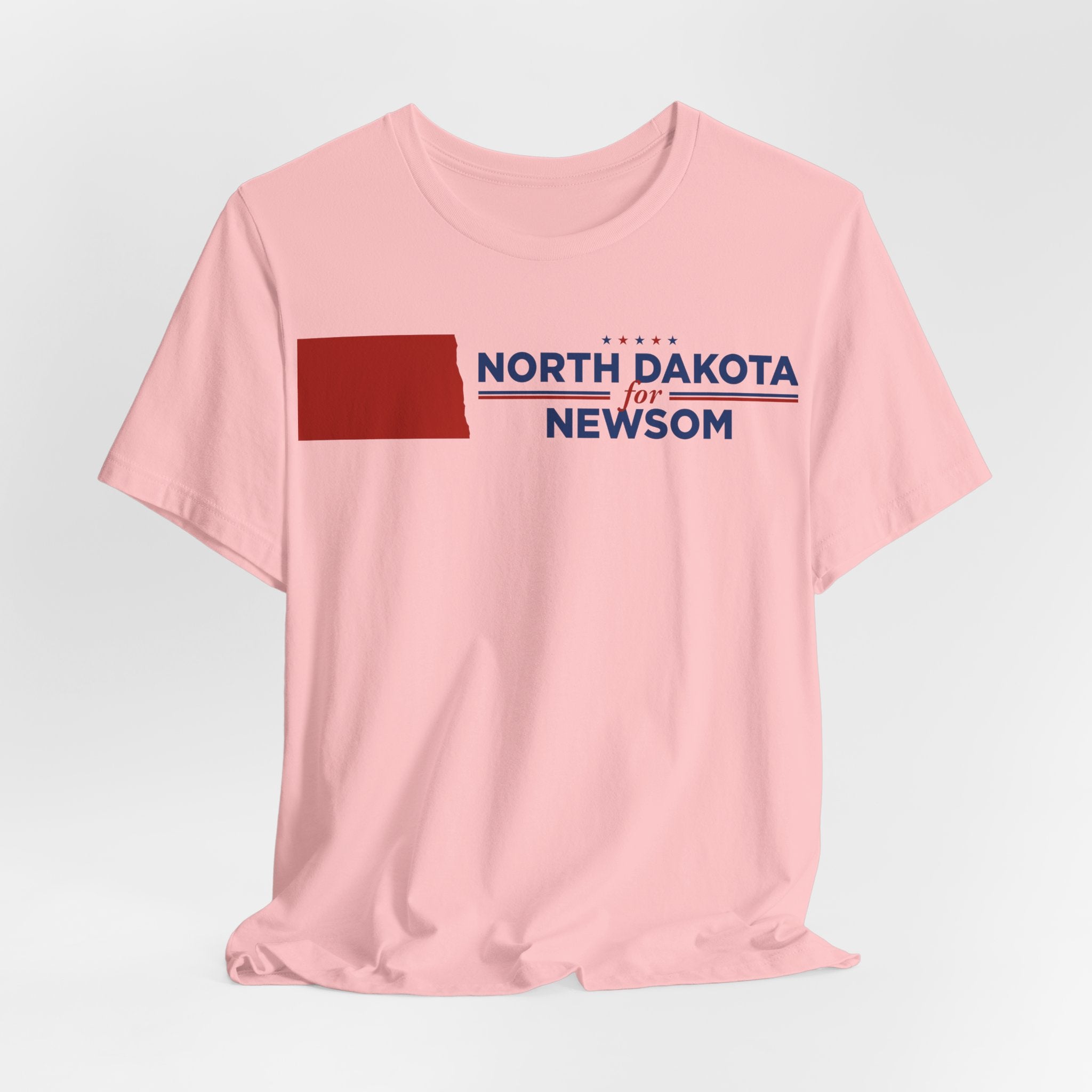 North Dakota for Gavin Newsom for President Campaign T-Shirt 2028