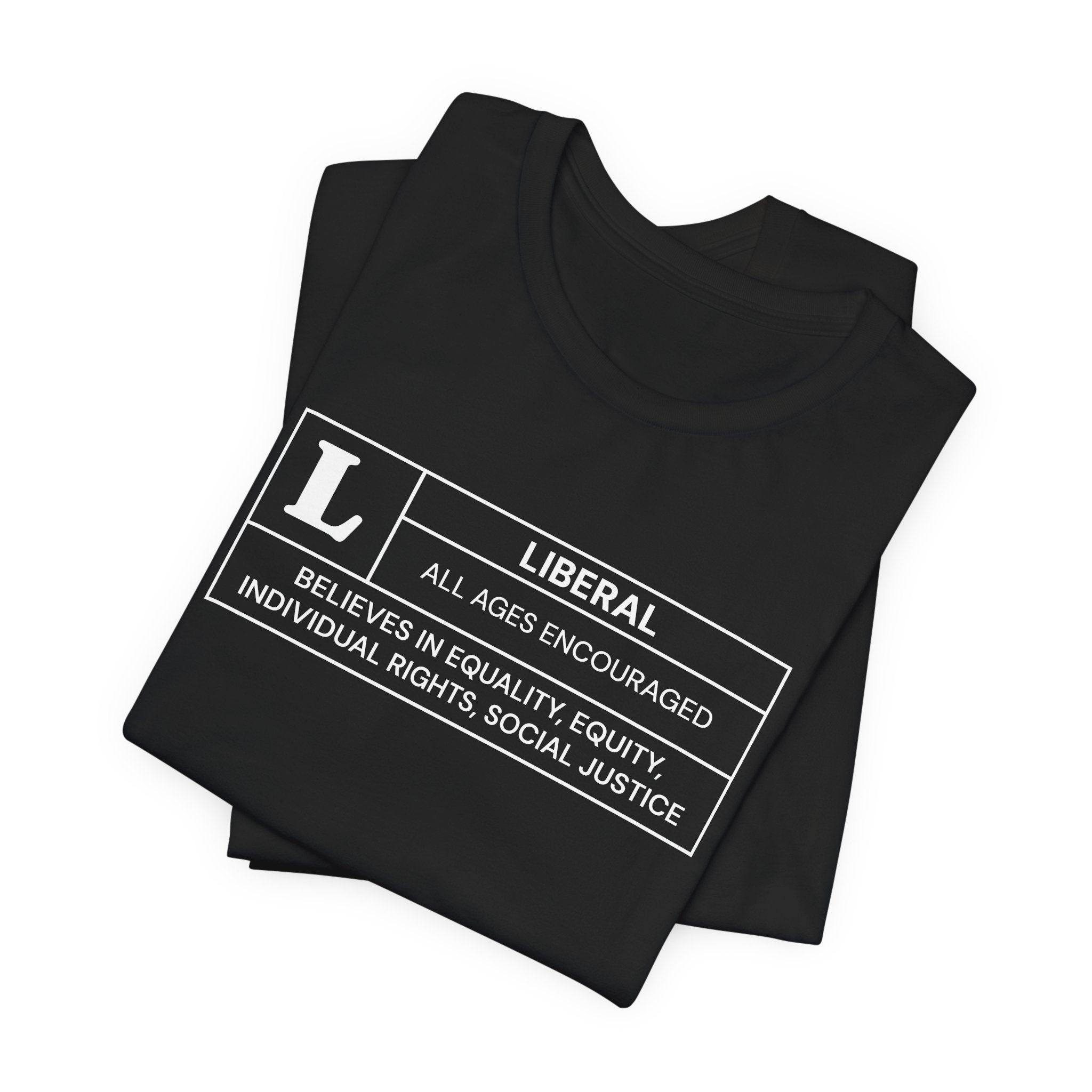 Funny Liberal Ratings Unisex Jersey Short Sleeve T-Shirt