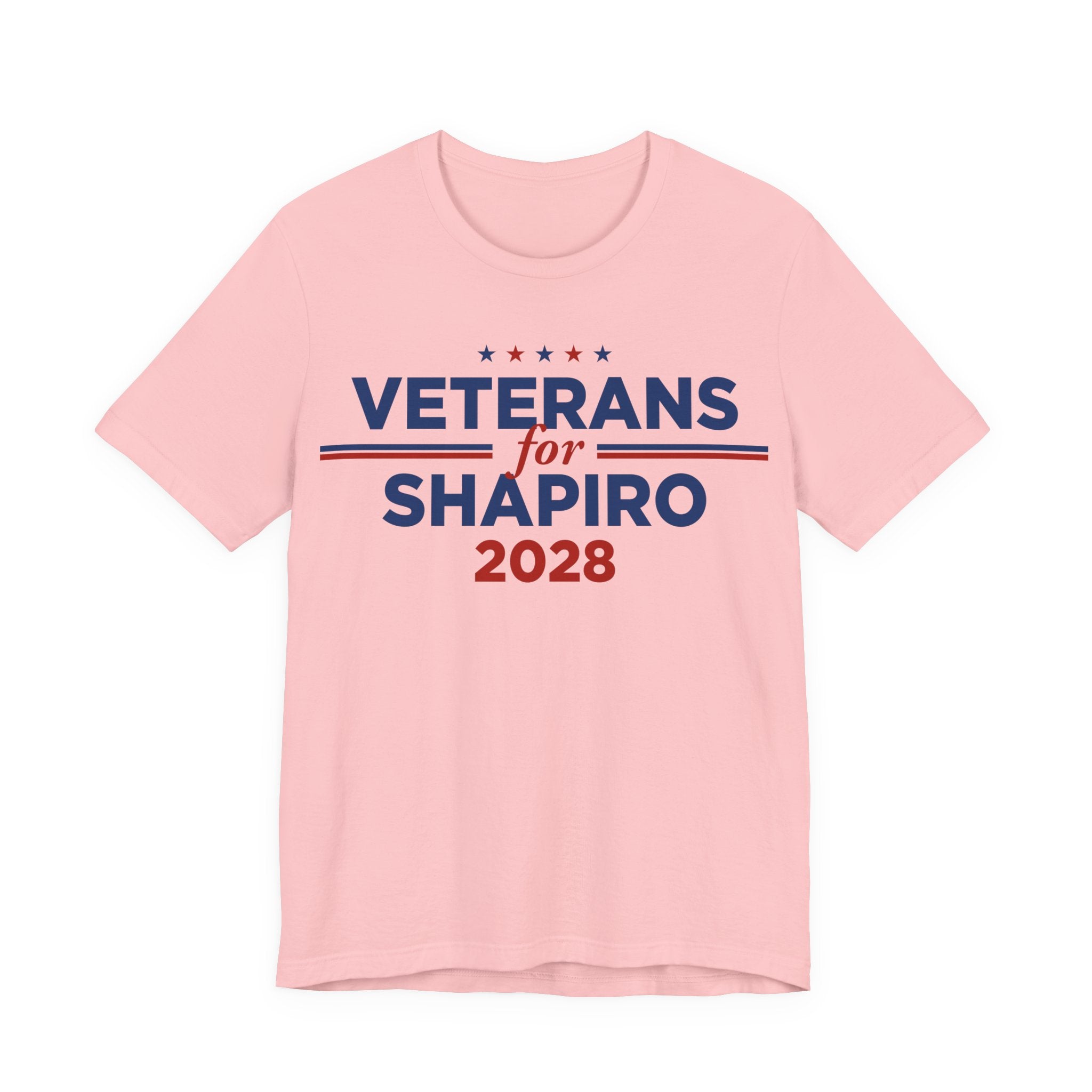 Veterans for Josh Shapiro for President Campaign T-Shirt 2028