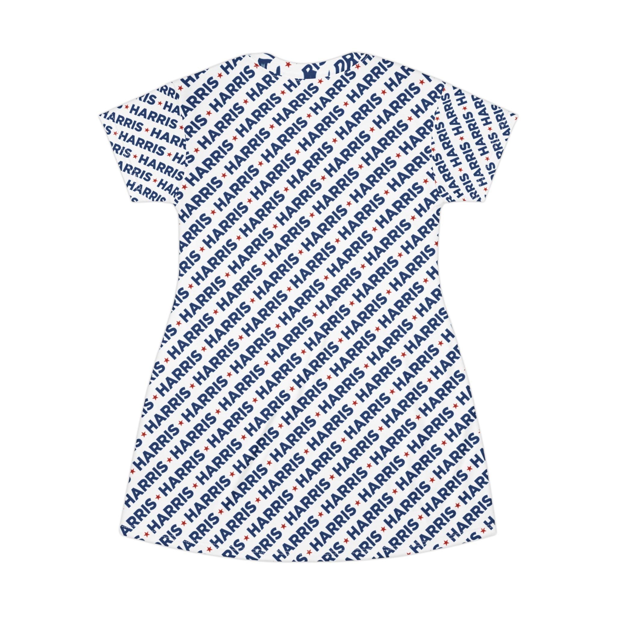 Harris T-Shirt Dress – Kamala Political Graphic A-Line Dress