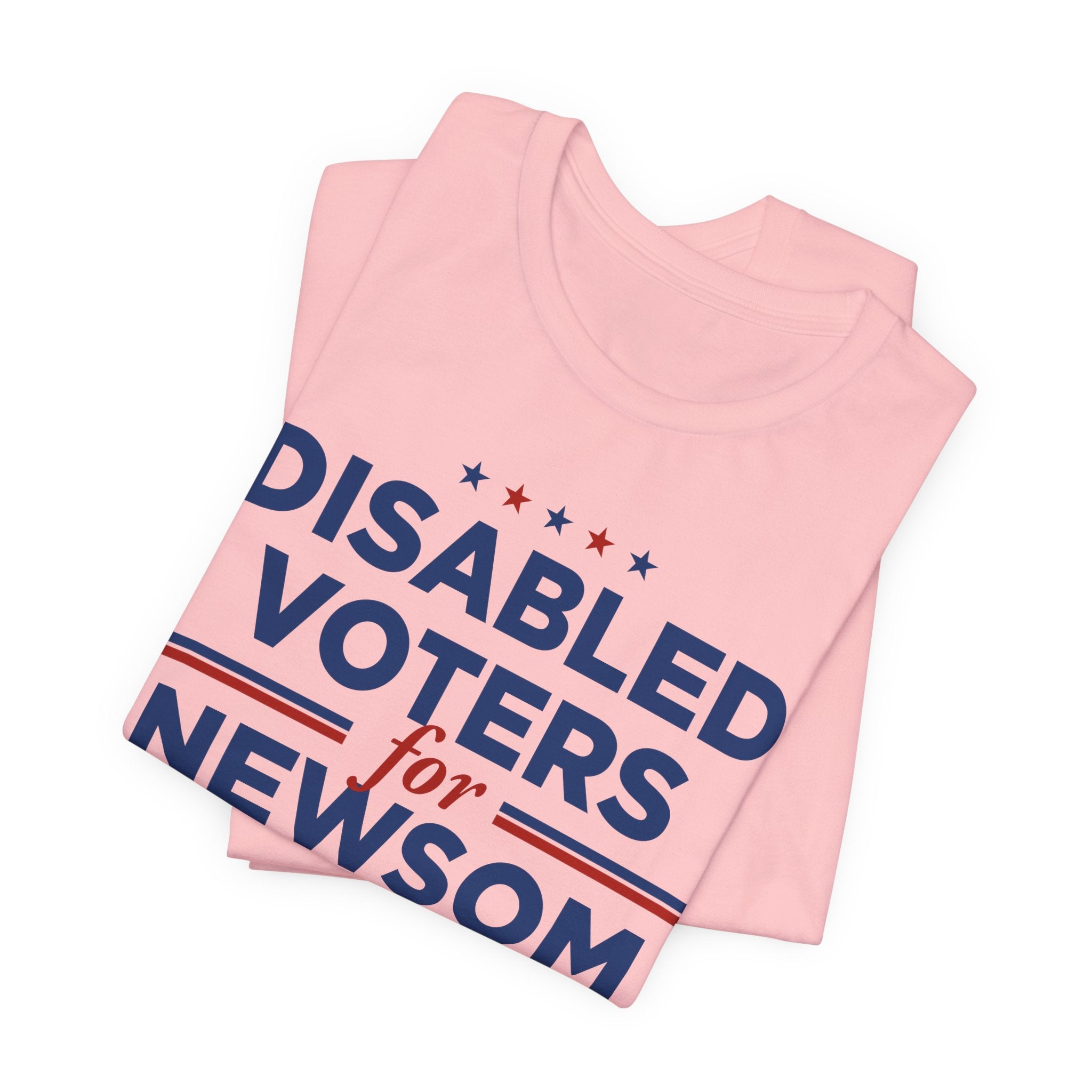 Disabled Voters for Gavin Newsom for President Campaign T-Shirt 2028