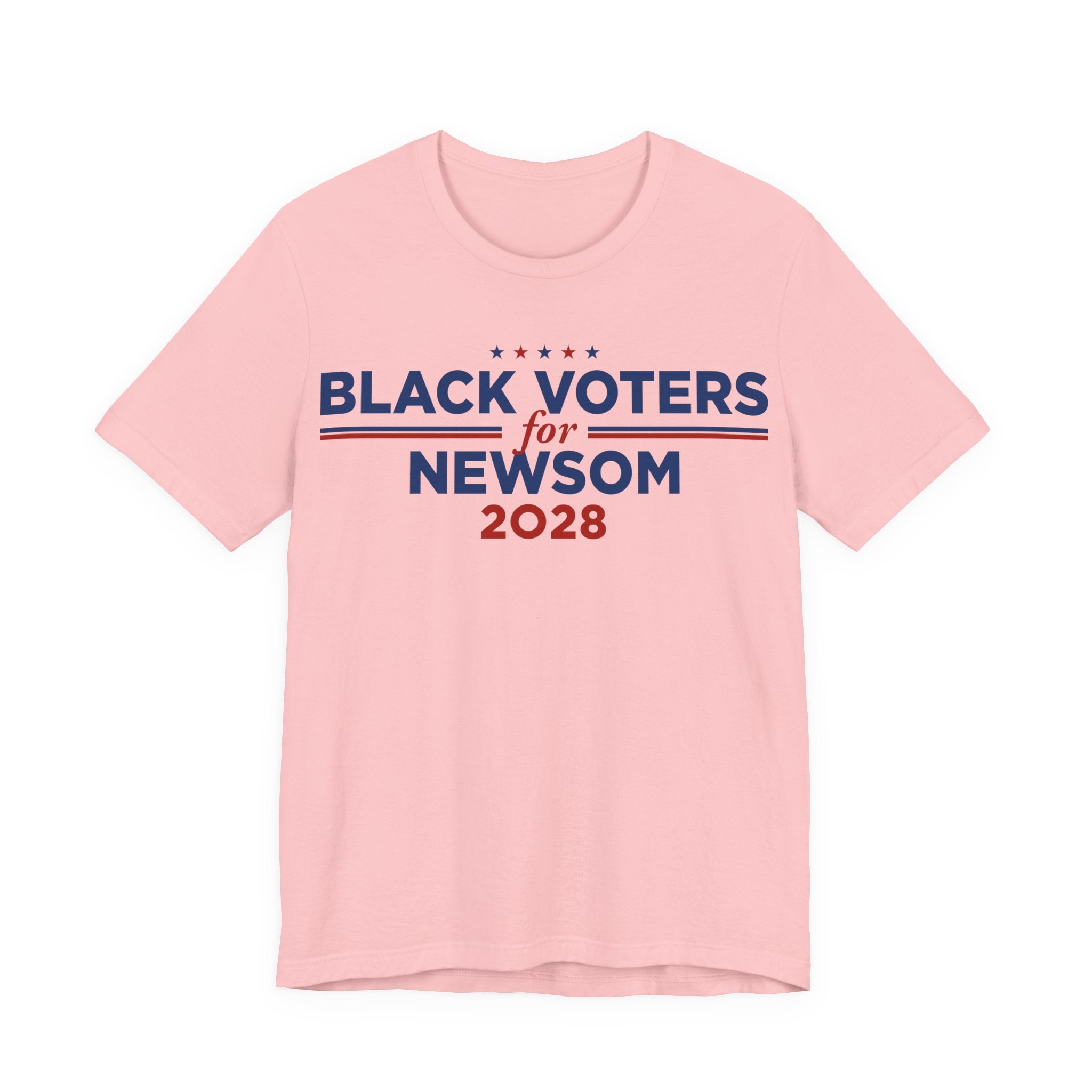 Black Voters for Gavin Newsom Campaign T-Shirt for President 2028