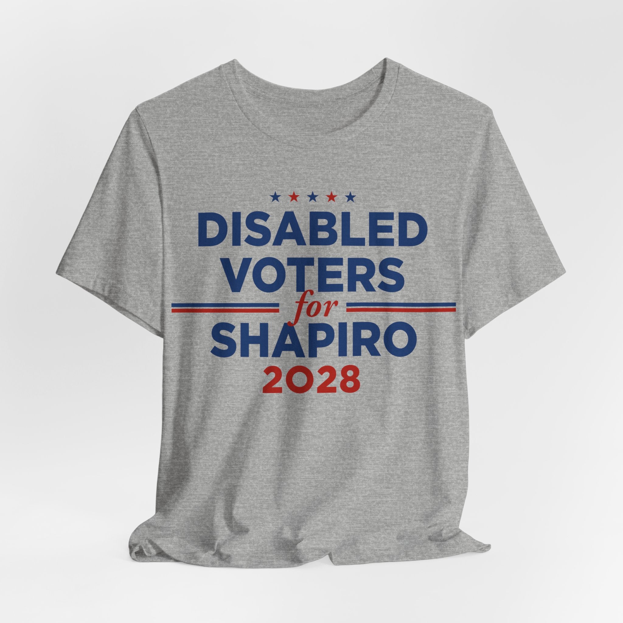 Disabled Voters for Josh Shapiro for President Campaign T-Shirt 2028