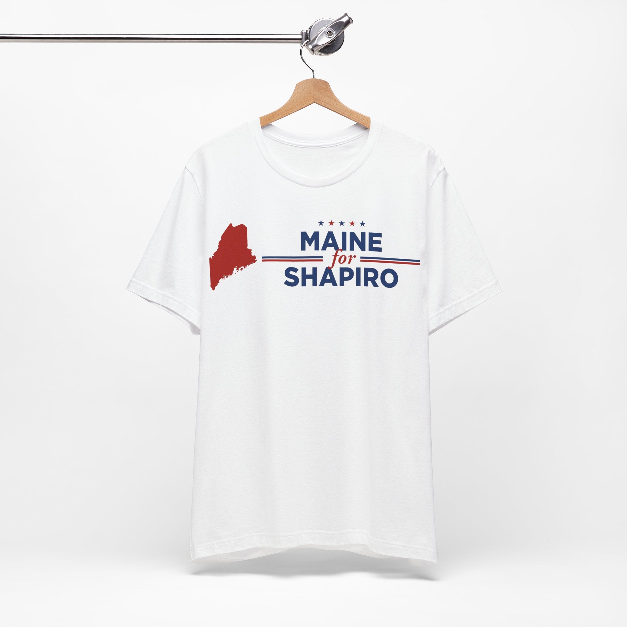 Maine for Josh Shapiro for President Campaign T-Shirt 2028