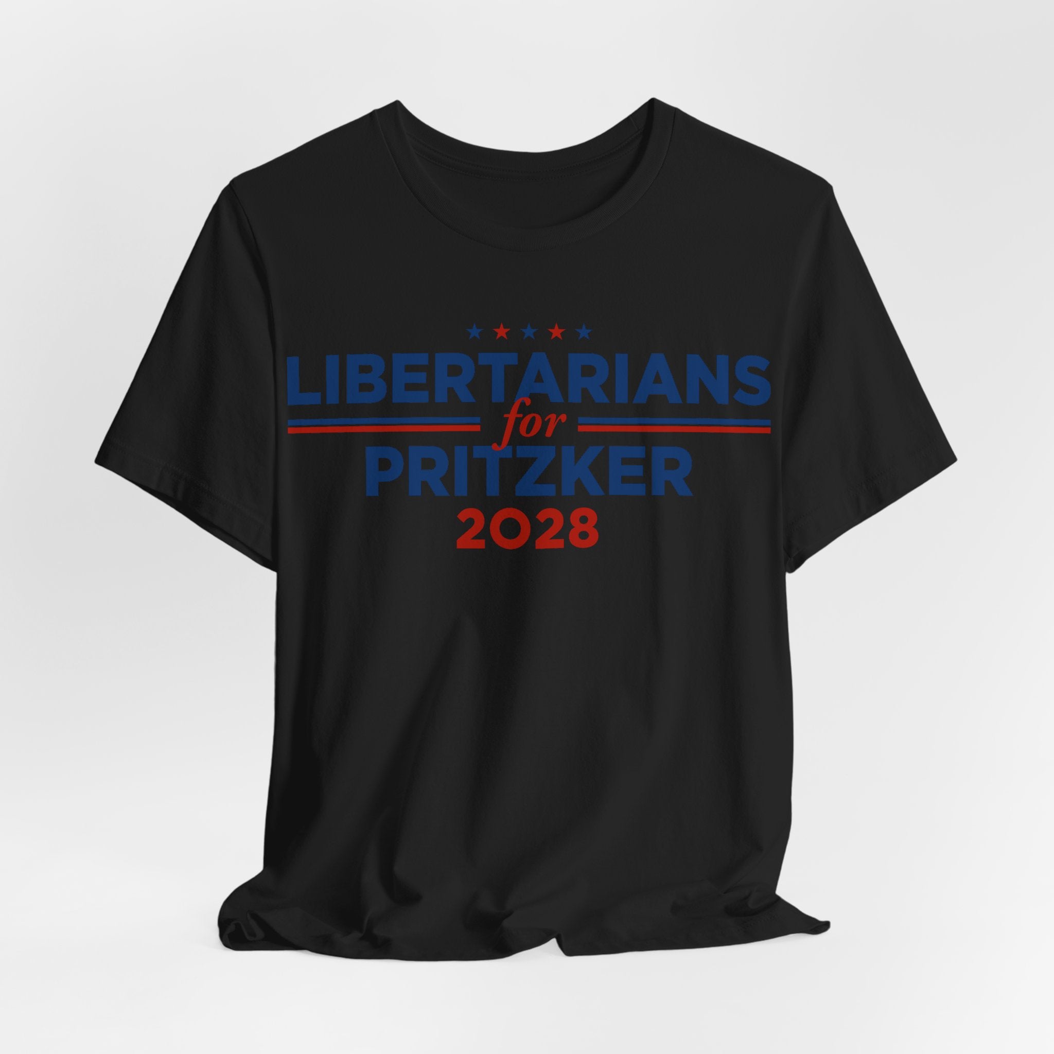 Libertarians for J.B. Pritzker for President Campaign T-Shirt 2028