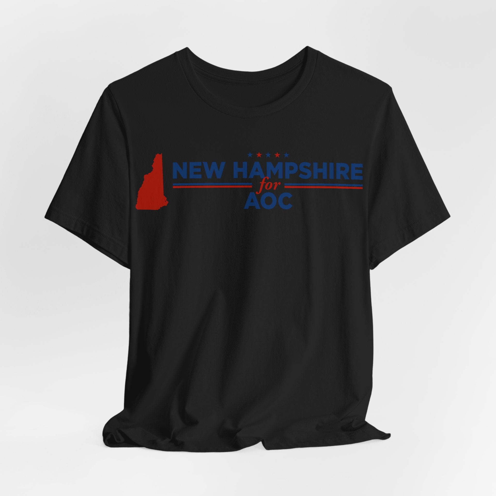 New Hampshire for AOC for President Campaign T-Shirt 2028