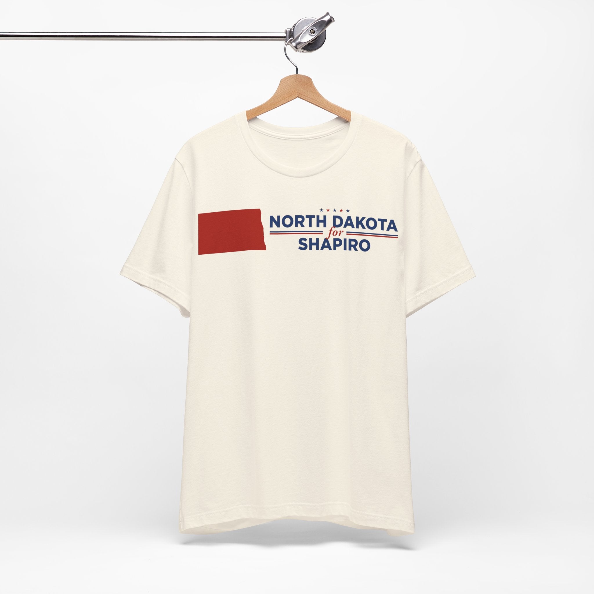 North Dakota for Josh Shapiro for President Campaign T-Shirt 2028