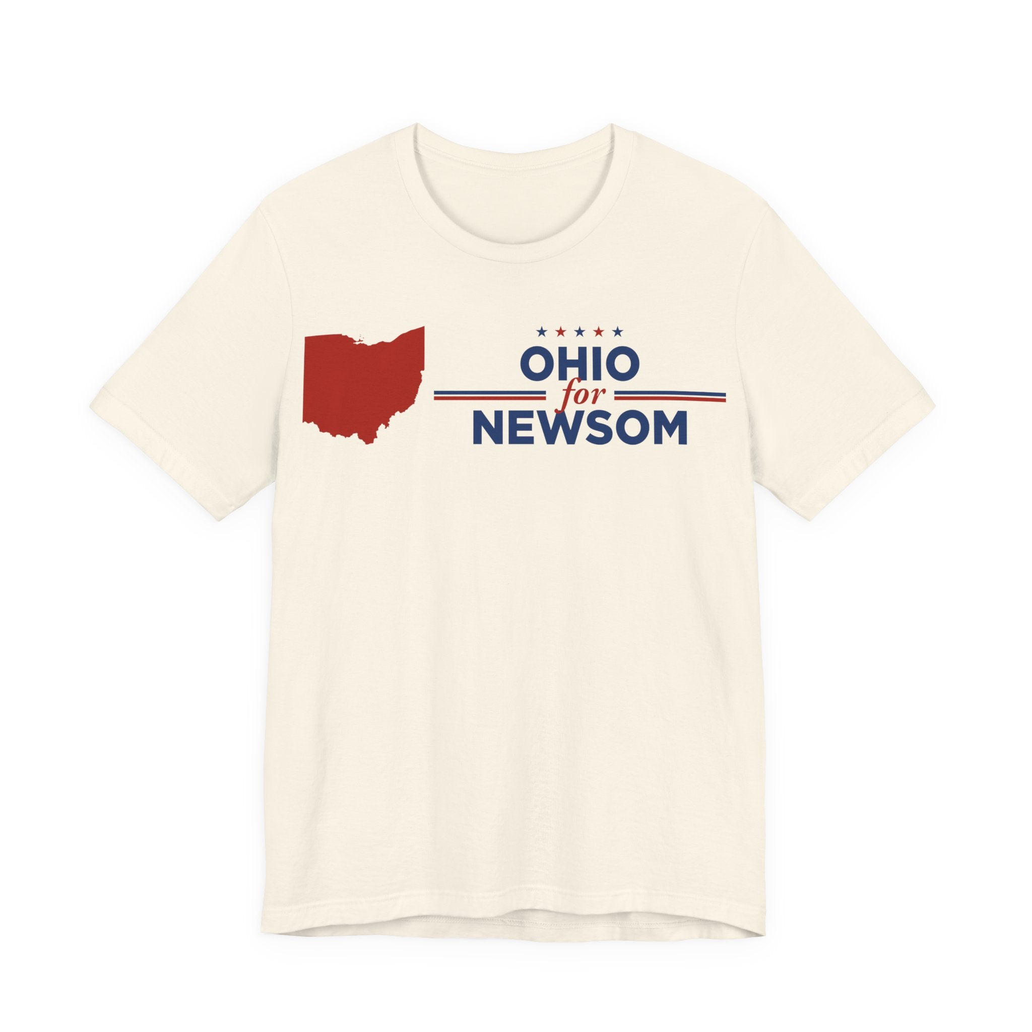 Ohio for Gavin Newsom for President Campaign T-Shirt 2028