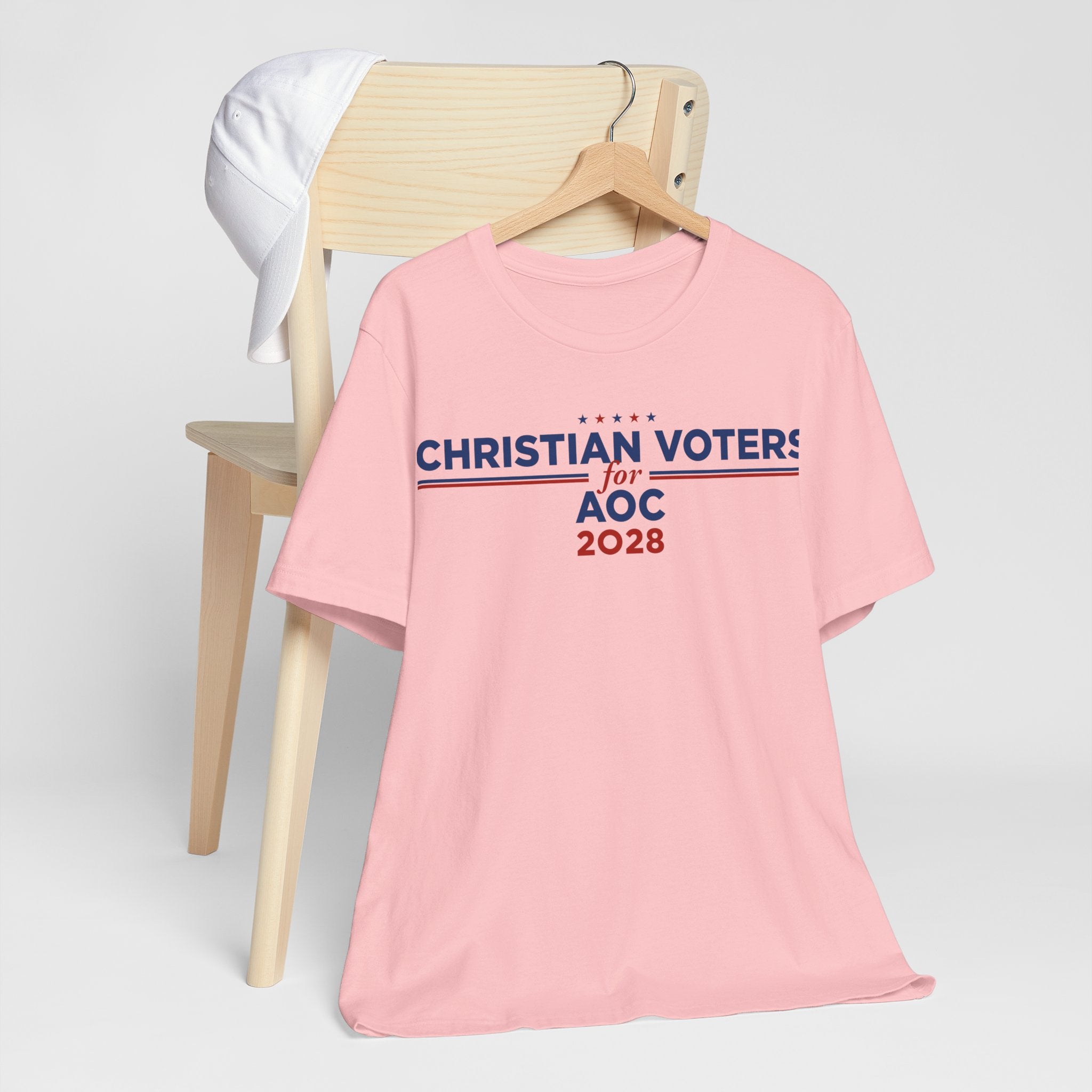 Christian Voters for AOC for President Campaign T-Shirt 2028
