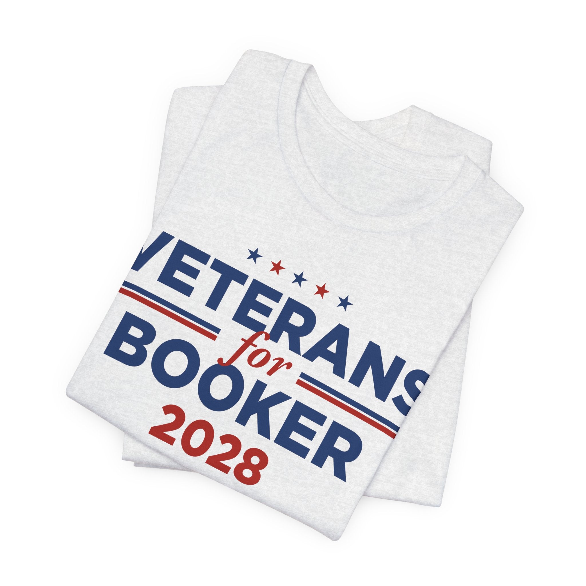 Veterans for Cory Booker for President Campaign T-Shirt 2028