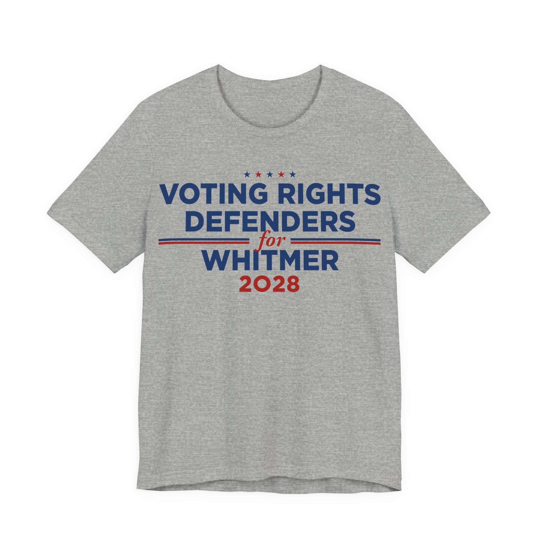 Voting Rights Defenders for Gretchen Whitmer for President Campaign T-Shirt 2028