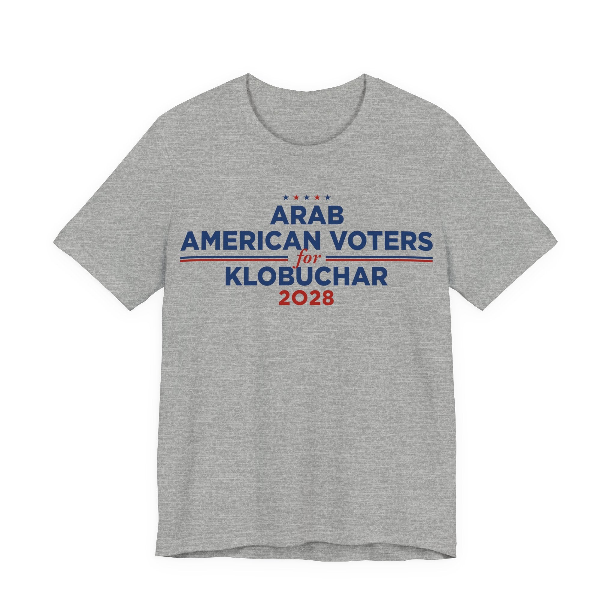 Arab American Voters for Amy Klobuchar for President Campaign T-Shirt 2028