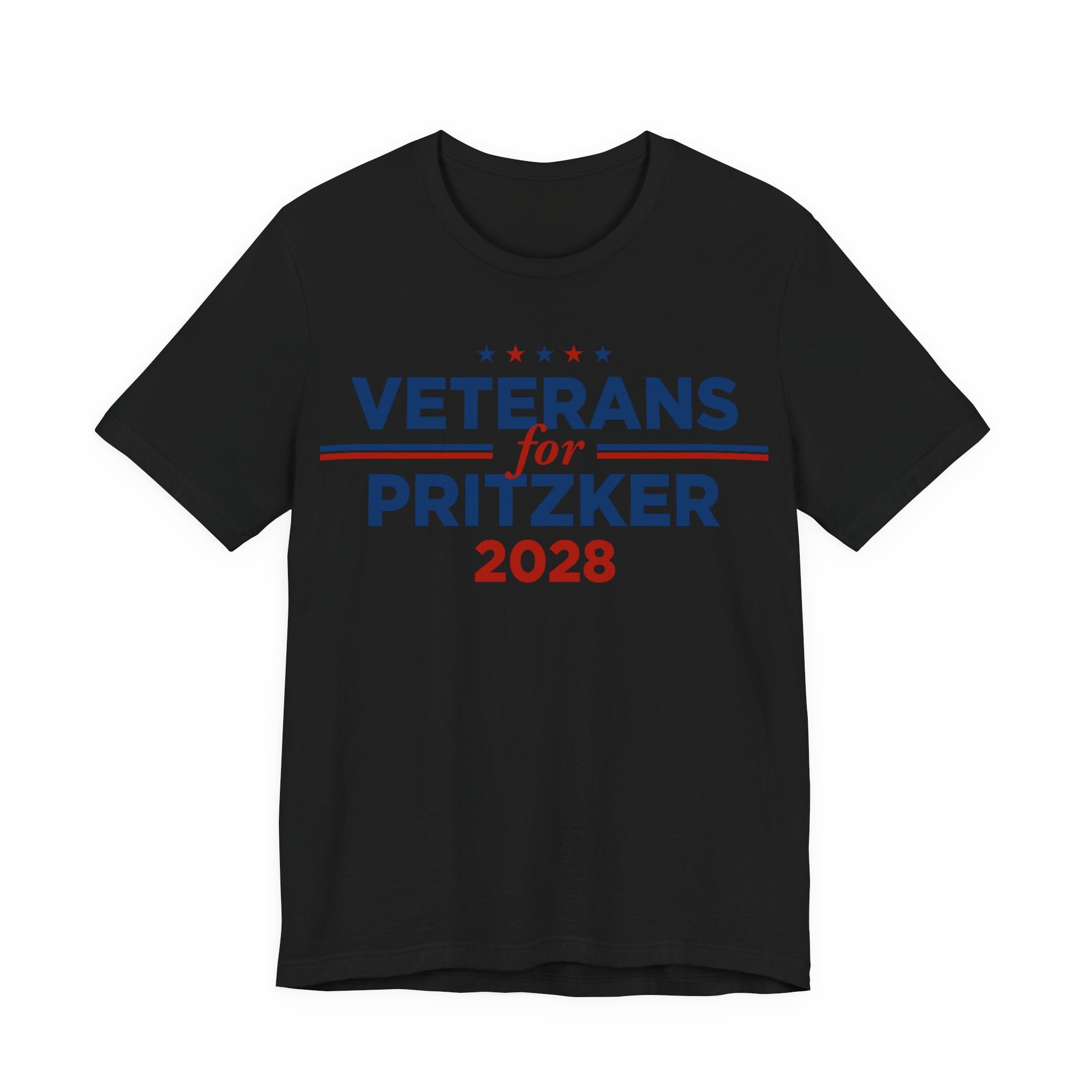 Veterans for J.B. Pritzker for President Campaign T-Shirt 2028