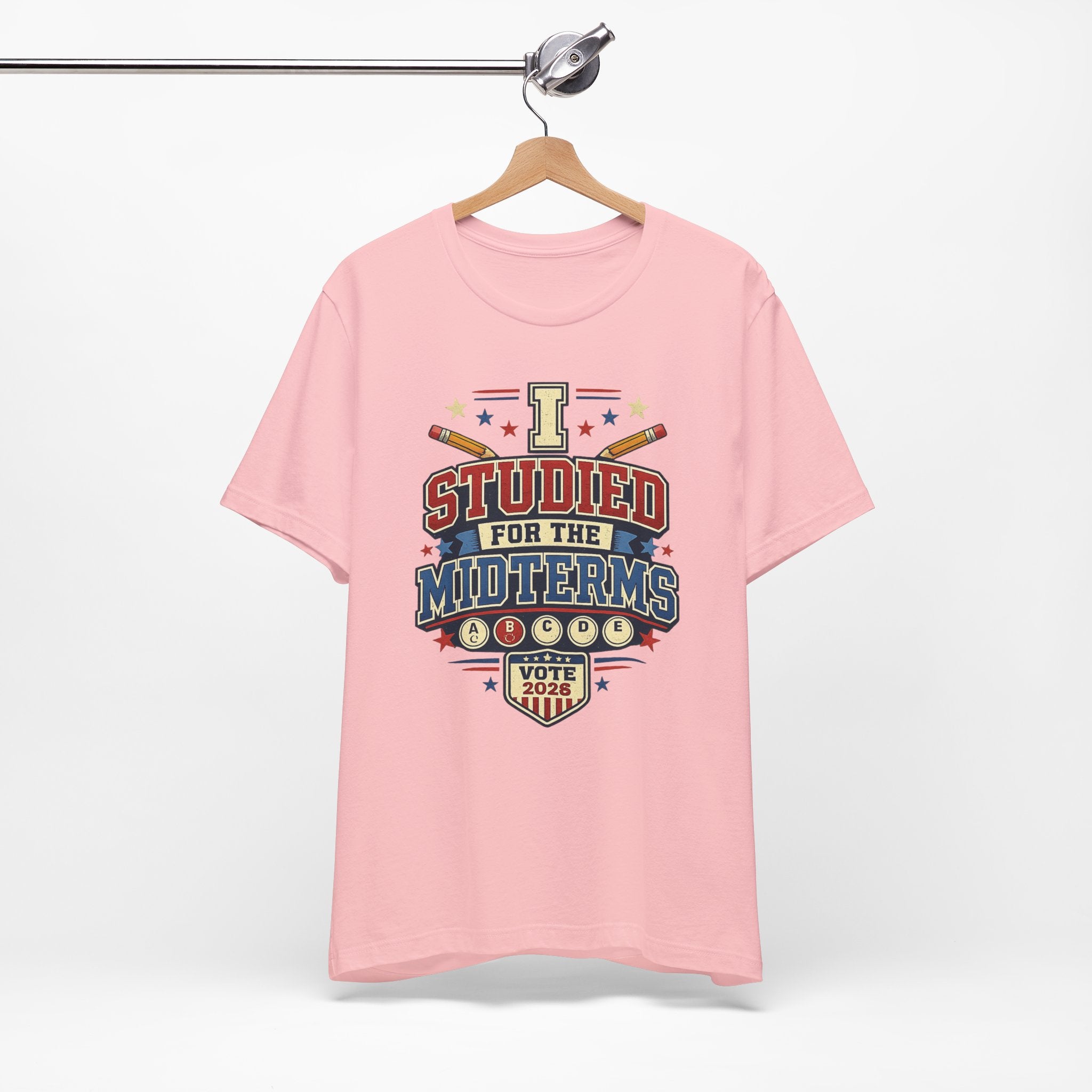 I Studied for the Midterms 2026 T-Shirt – Funny Voting Shirt, Retro Political Tee, Election Day Apparel