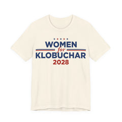 Women for Amy Klobuchar for President Campaign T-Shirt 2028