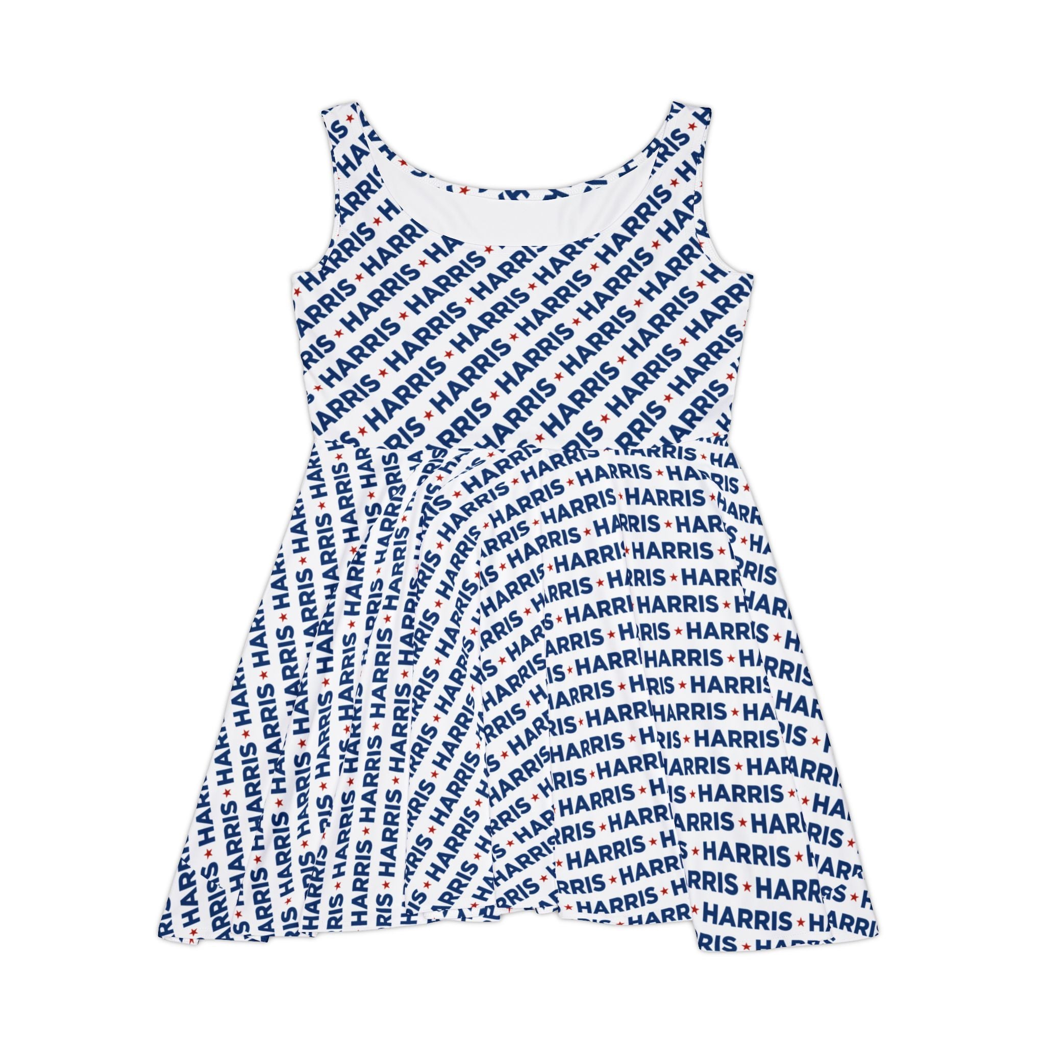 Kamala Harris Skater Dress – Political Graphic Sleeveless Dress for Progressive Style