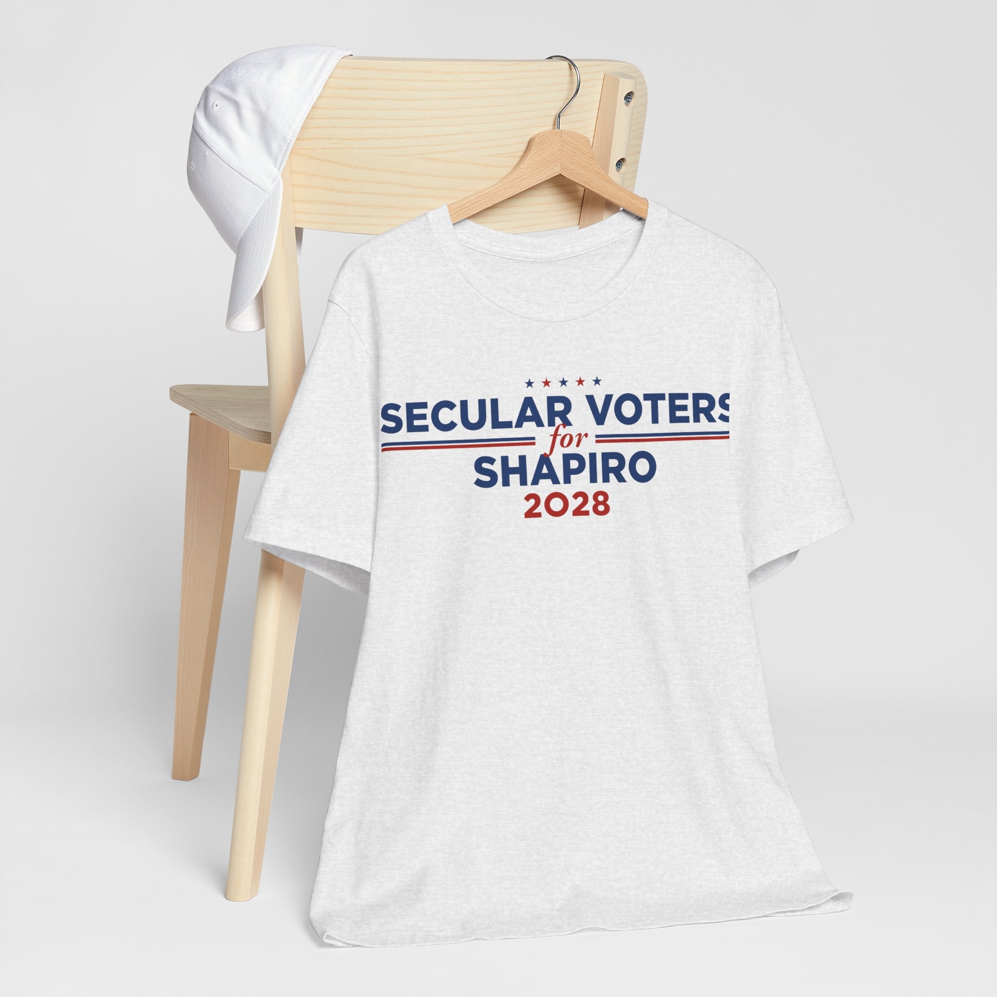 Secular Voters for Josh Shapiro for President Campaign T-Shirt 2028