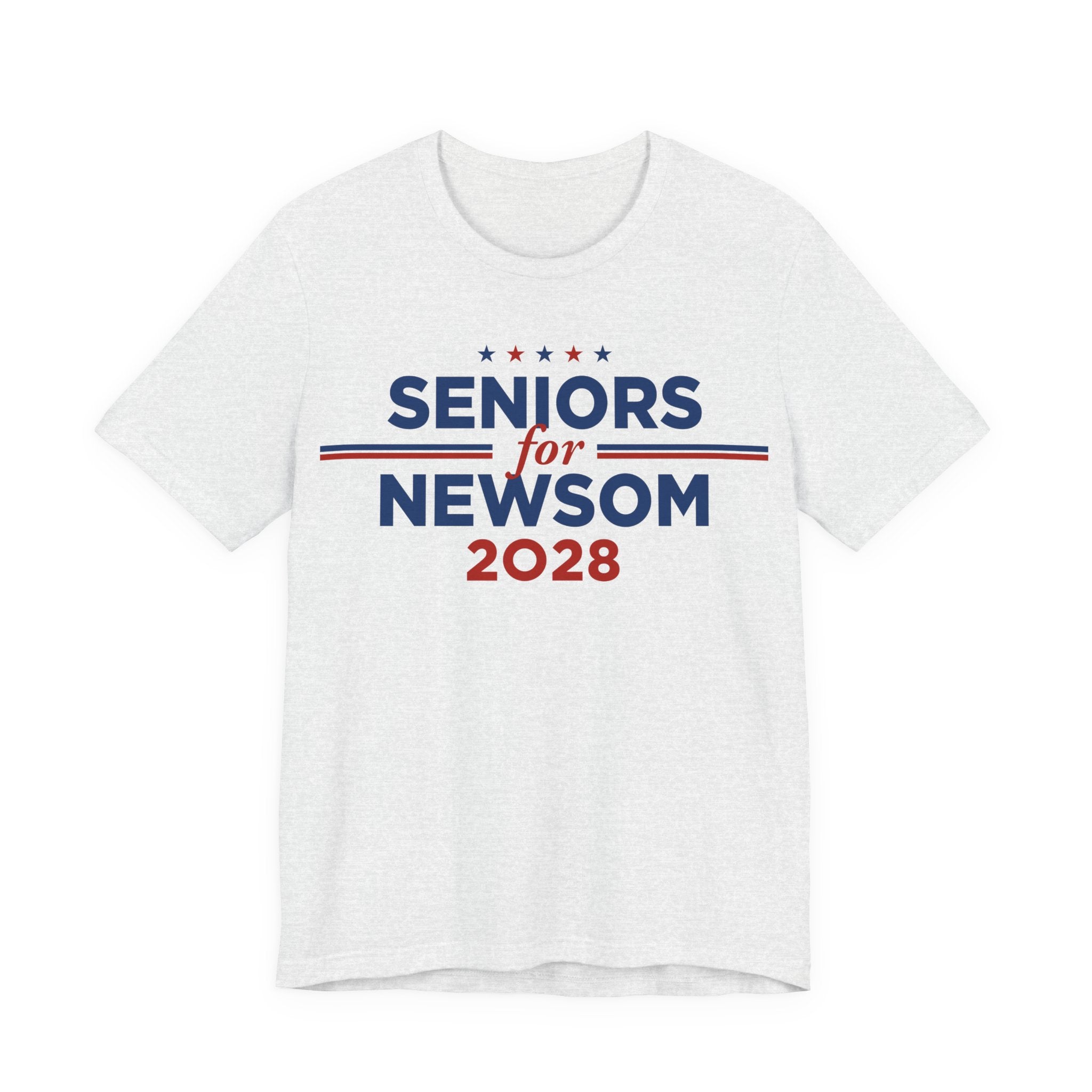 Seniors for Gavin Newsom for President Campaign T-Shirt 2028