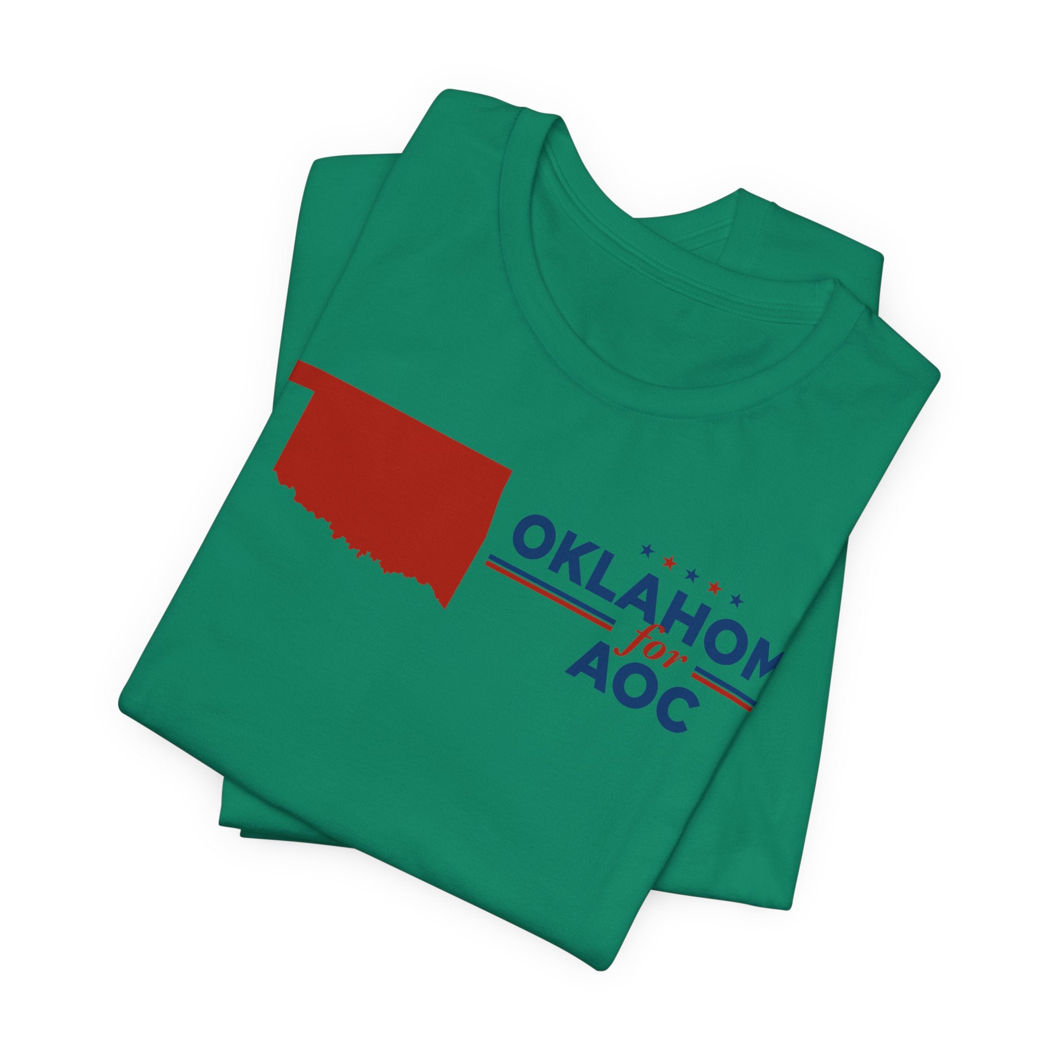 Oklahoma for AOC for President Campaign T-Shirt 2028