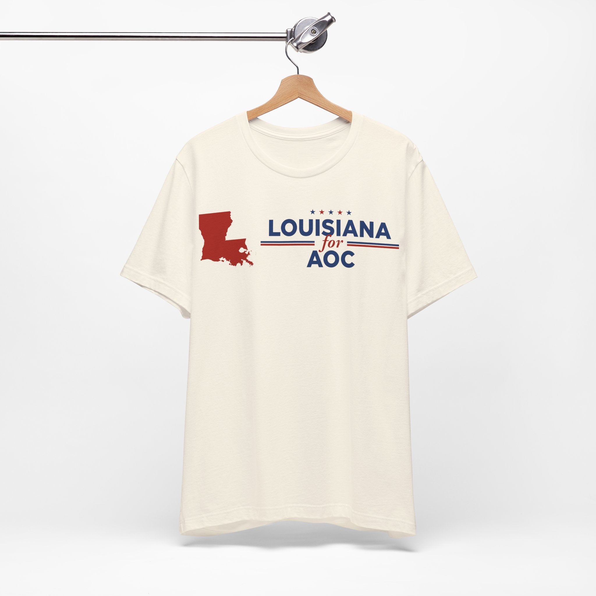 Louisiana for AOC for President Campaign T-Shirt 2028