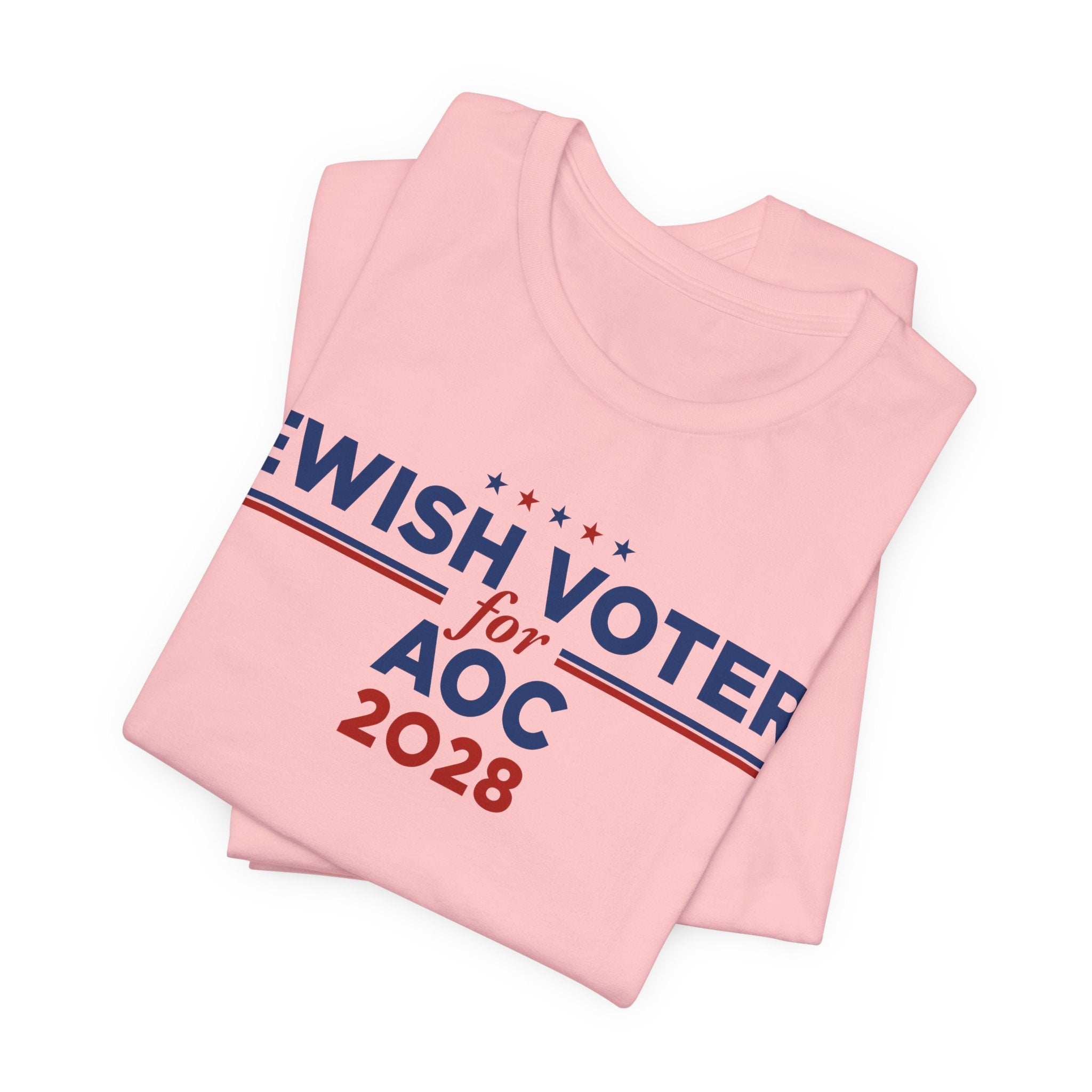 Jewish Voters for AOC for President Campaign T-Shirt 2028