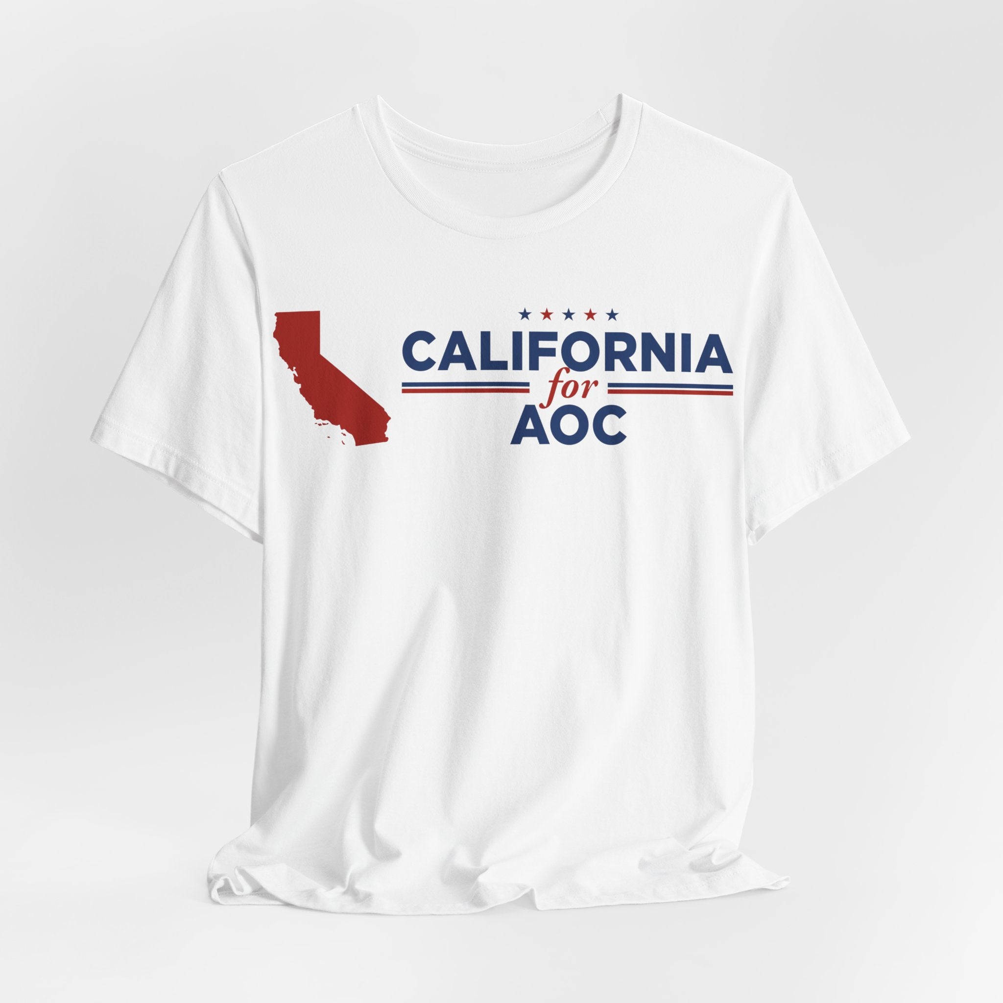 California for AOC for President Campaign T-Shirt 2028