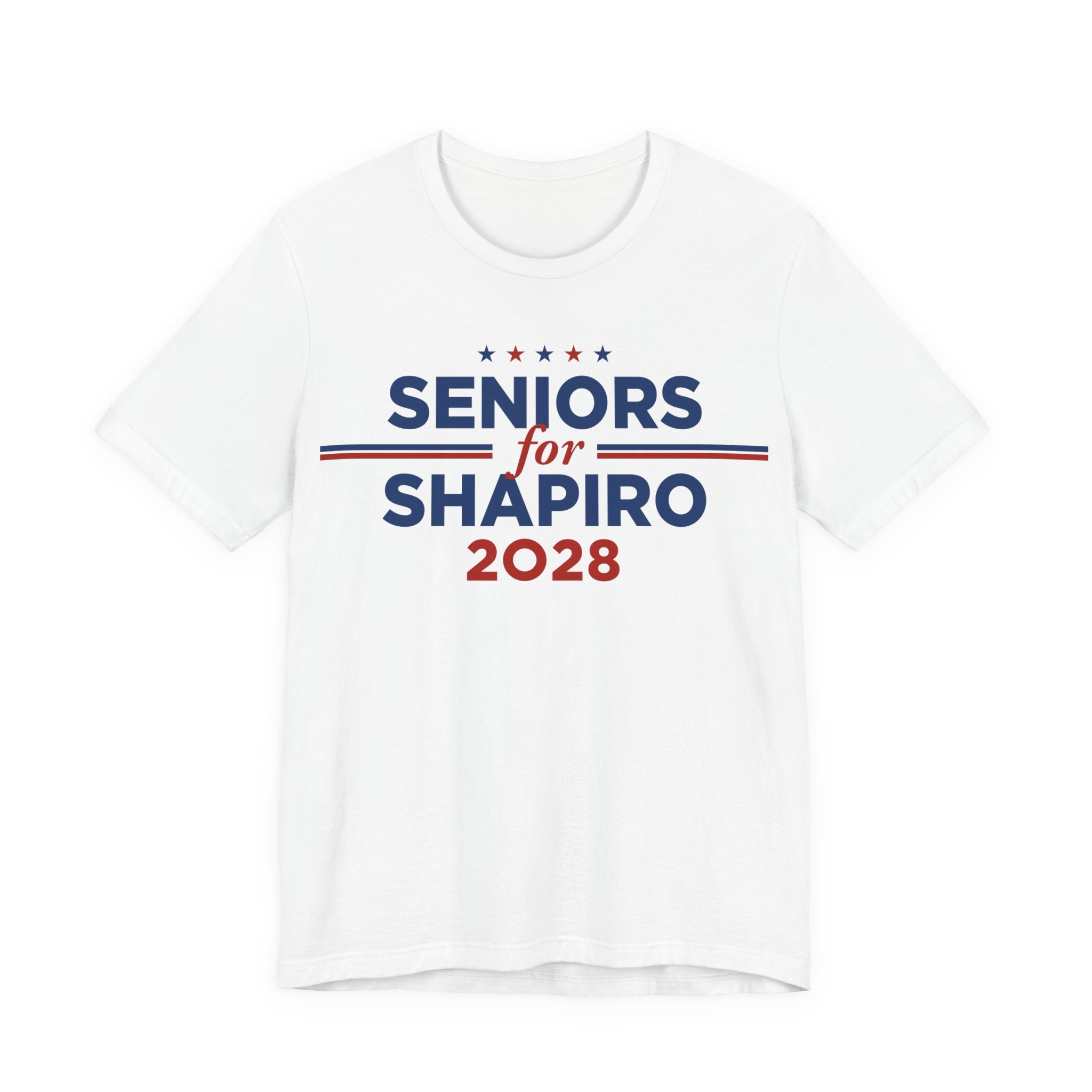 Seniors for Josh Shapiro for President Campaign T-Shirt 2028