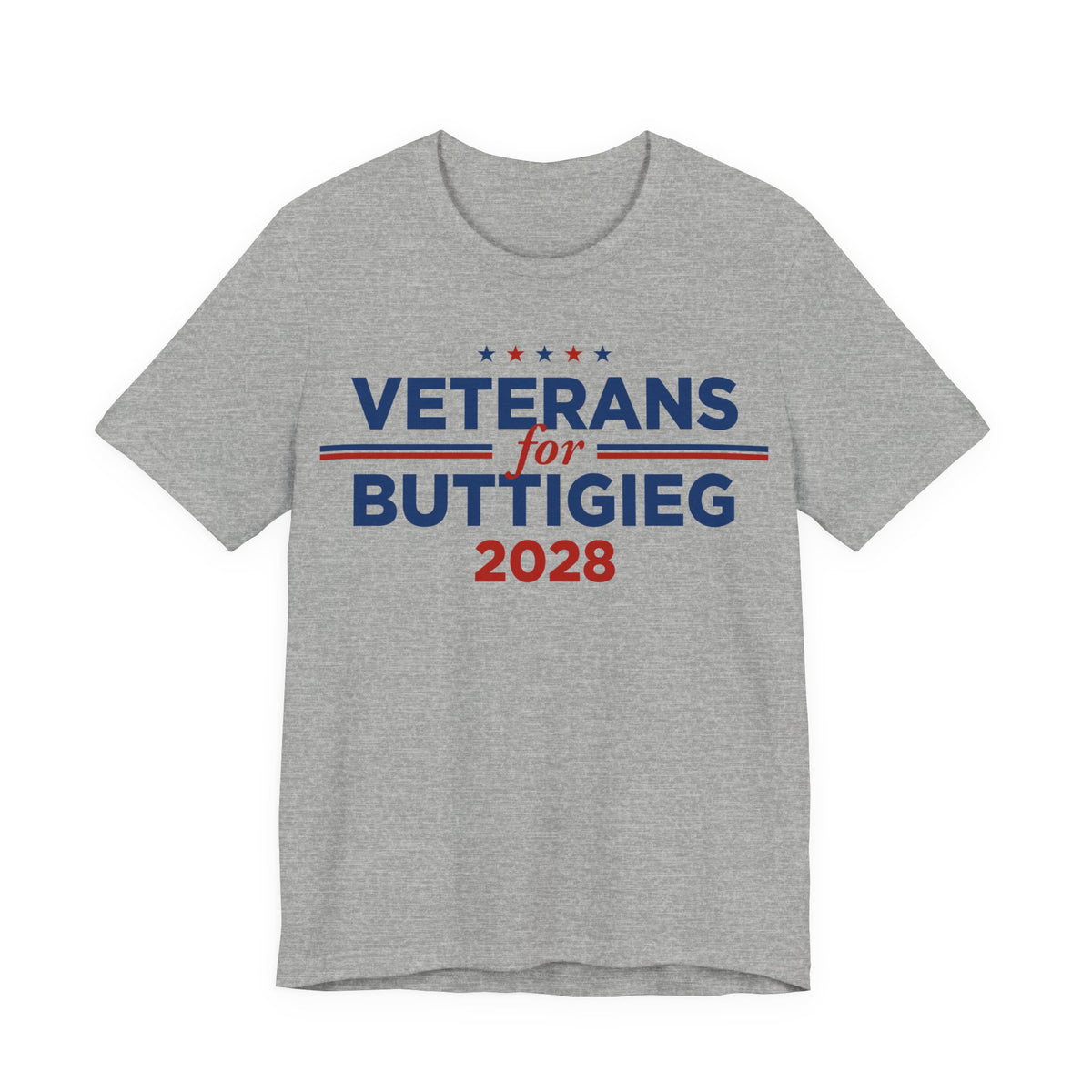 Veterans for Pete Buttigieg for President Campaign T-Shirt 2028