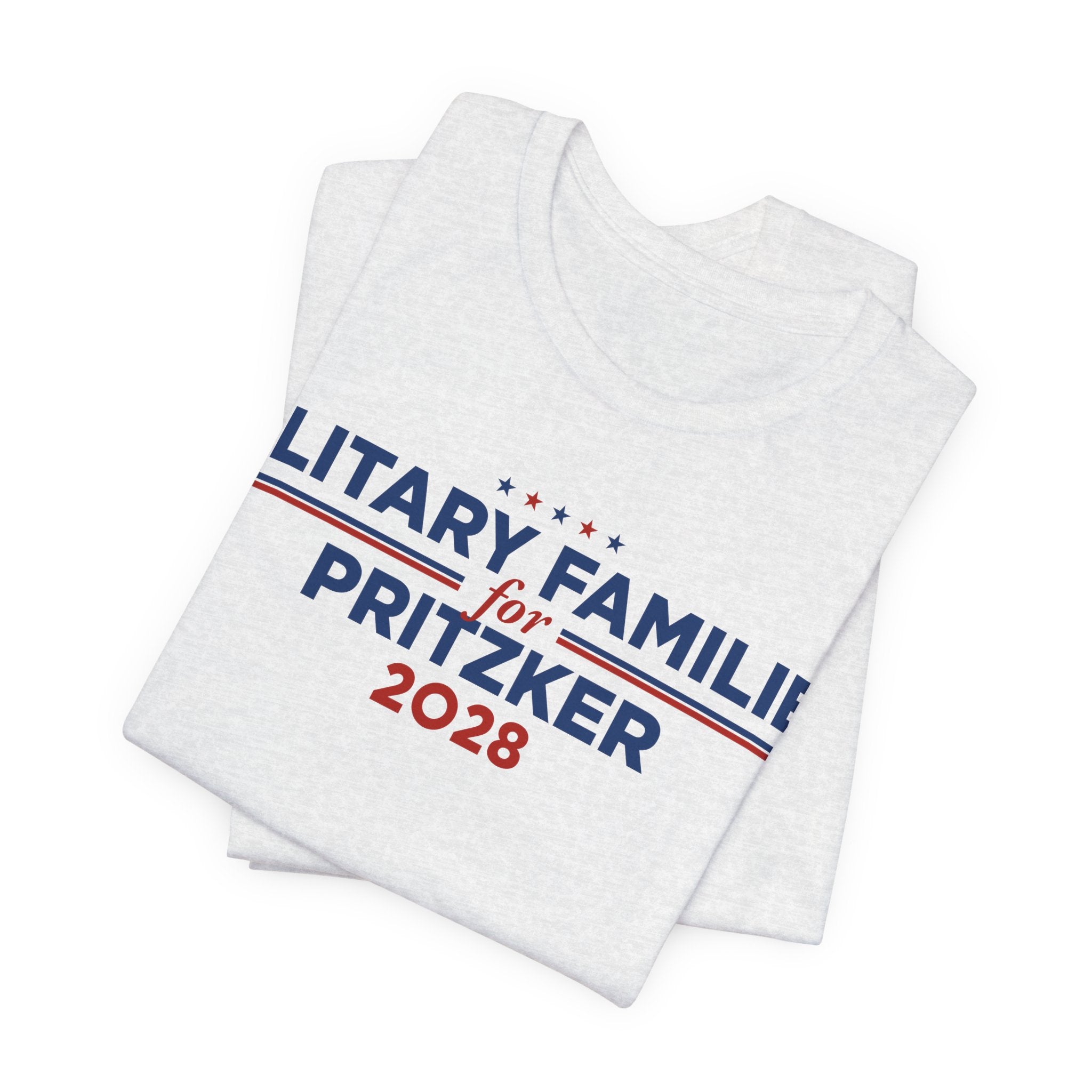 Military Families for J.B. Pritzker for President Campaign T-Shirt 2028