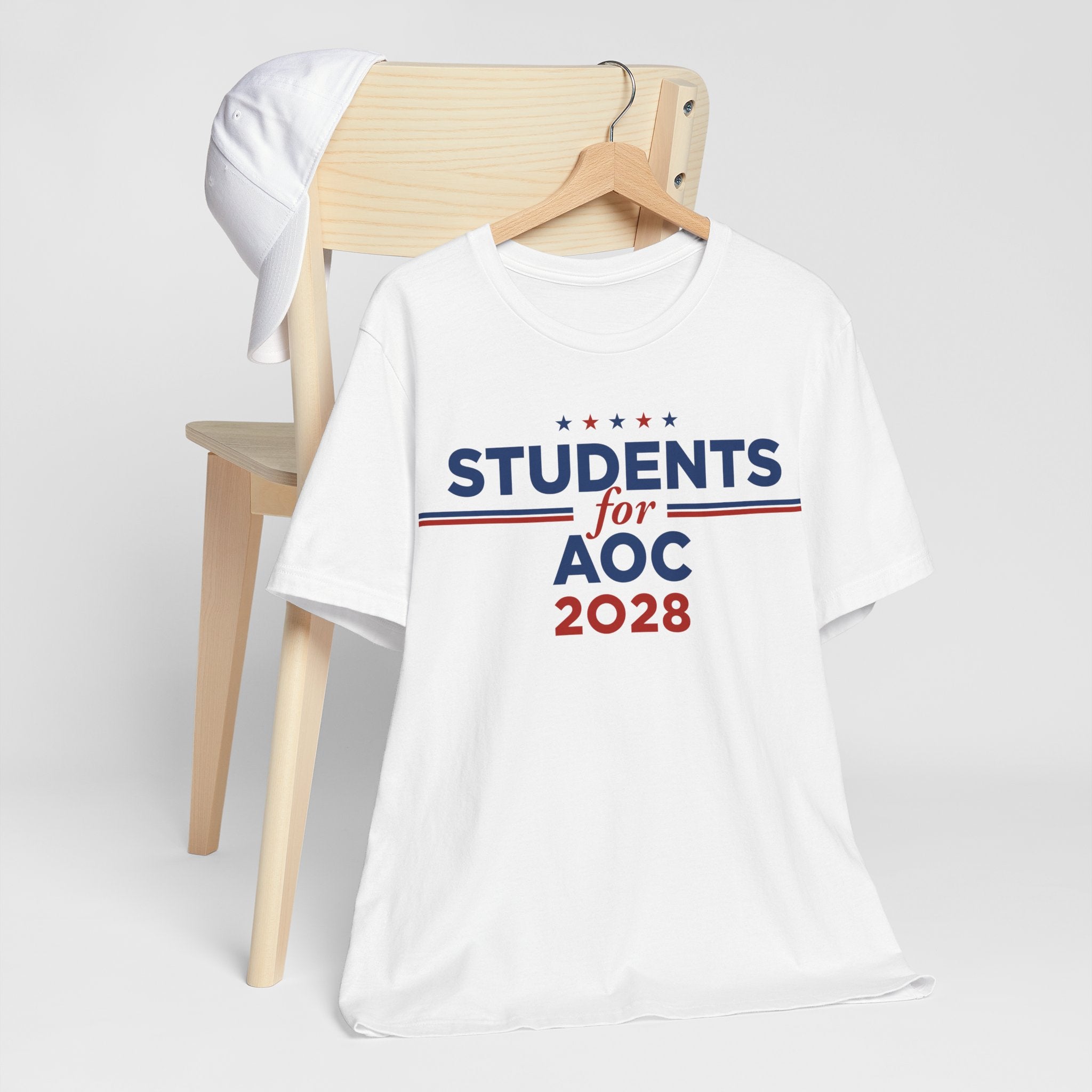 Students for AOC for President Campaign T-Shirt 2028