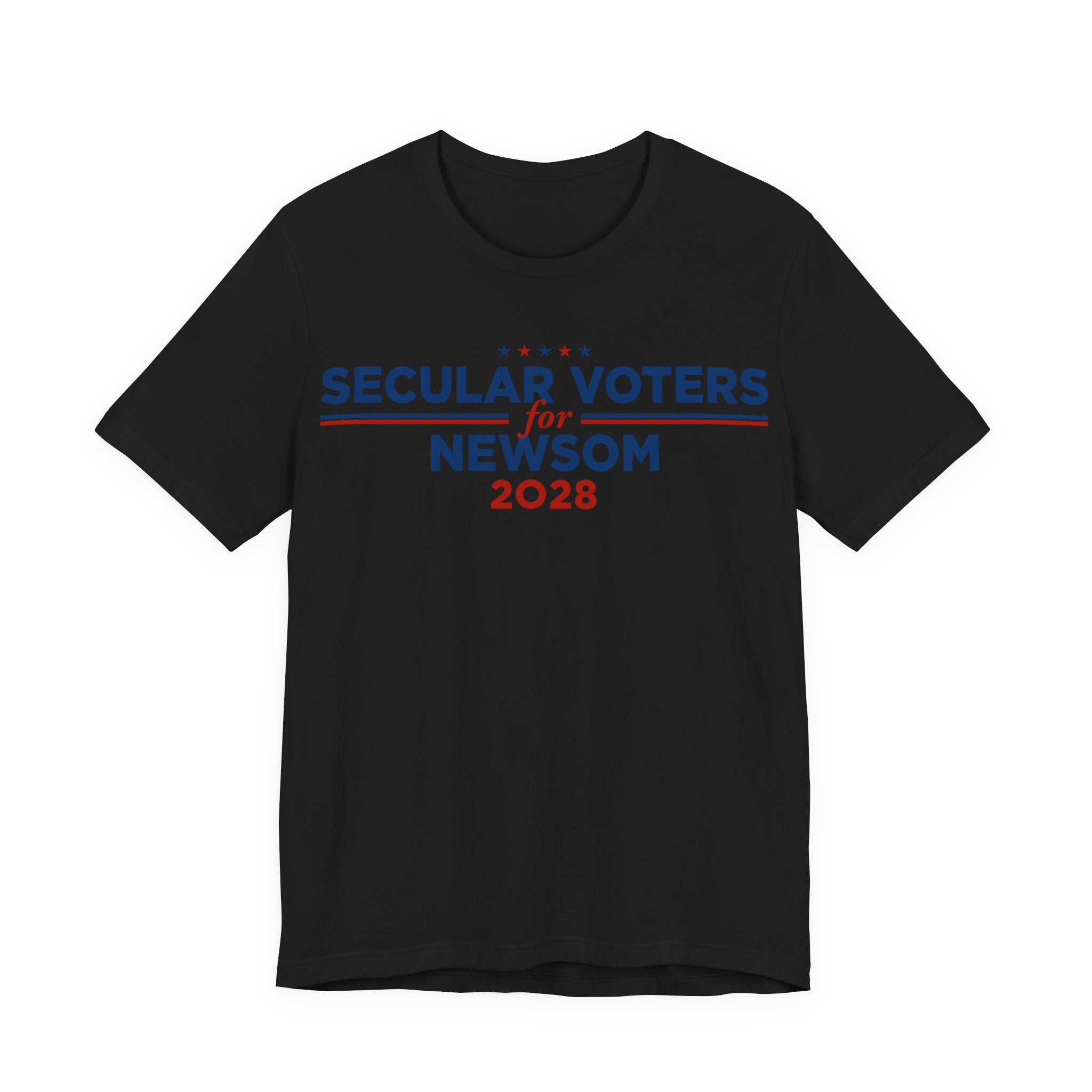 Secular Voters for Gavin Newsom for President Campaign T-Shirt 2028