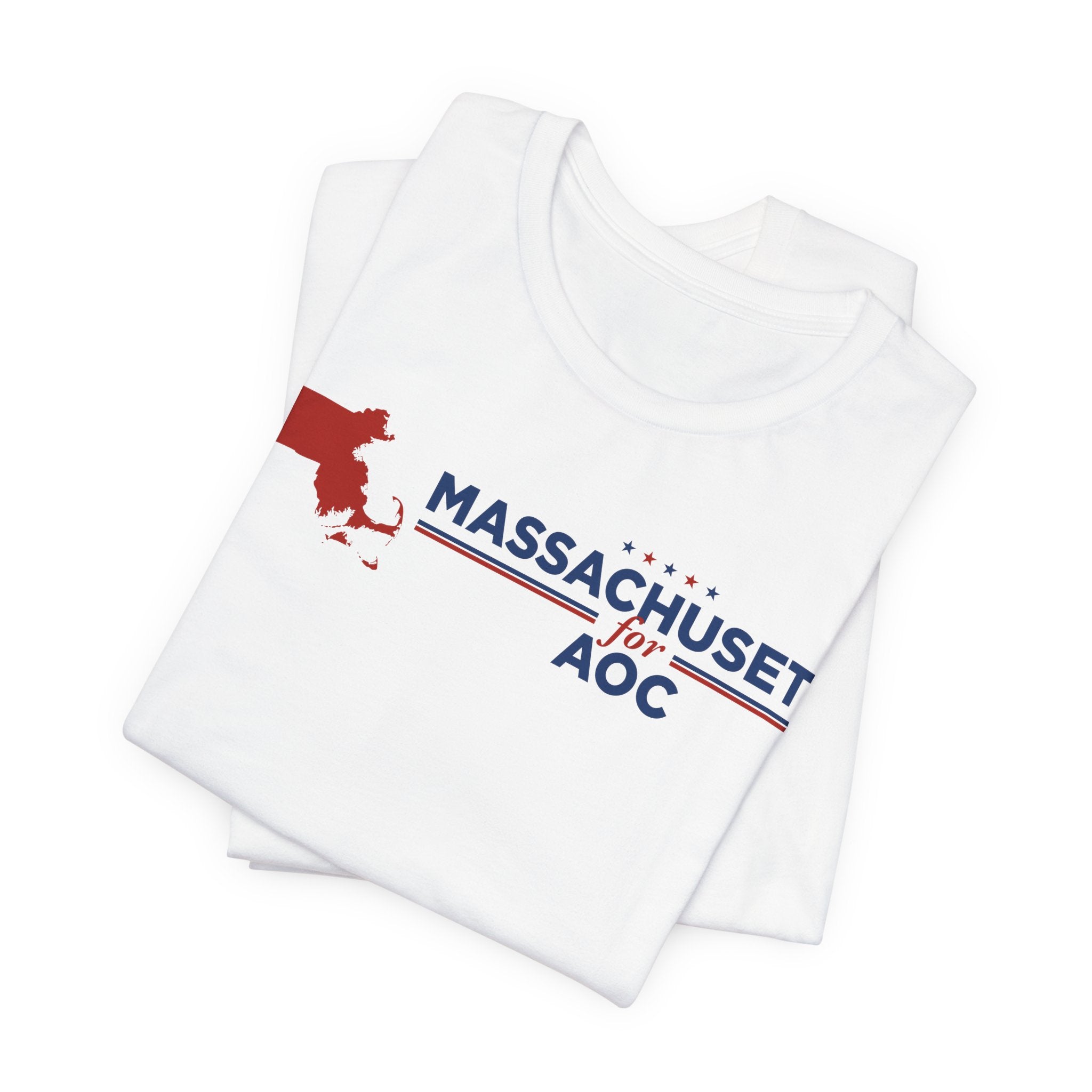 Massachusetts for AOC for President Campaign T-Shirt 2028