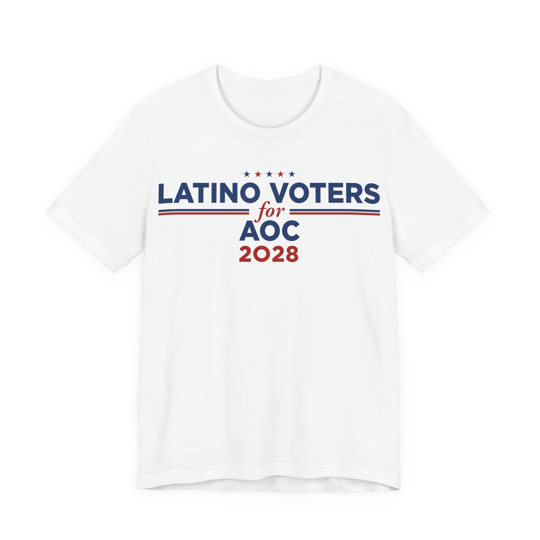 Latino Voters for AOC for President Campaign T-Shirt 2028