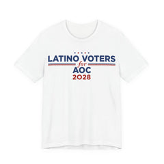 Latino Voters for AOC for President Campaign T-Shirt 2028