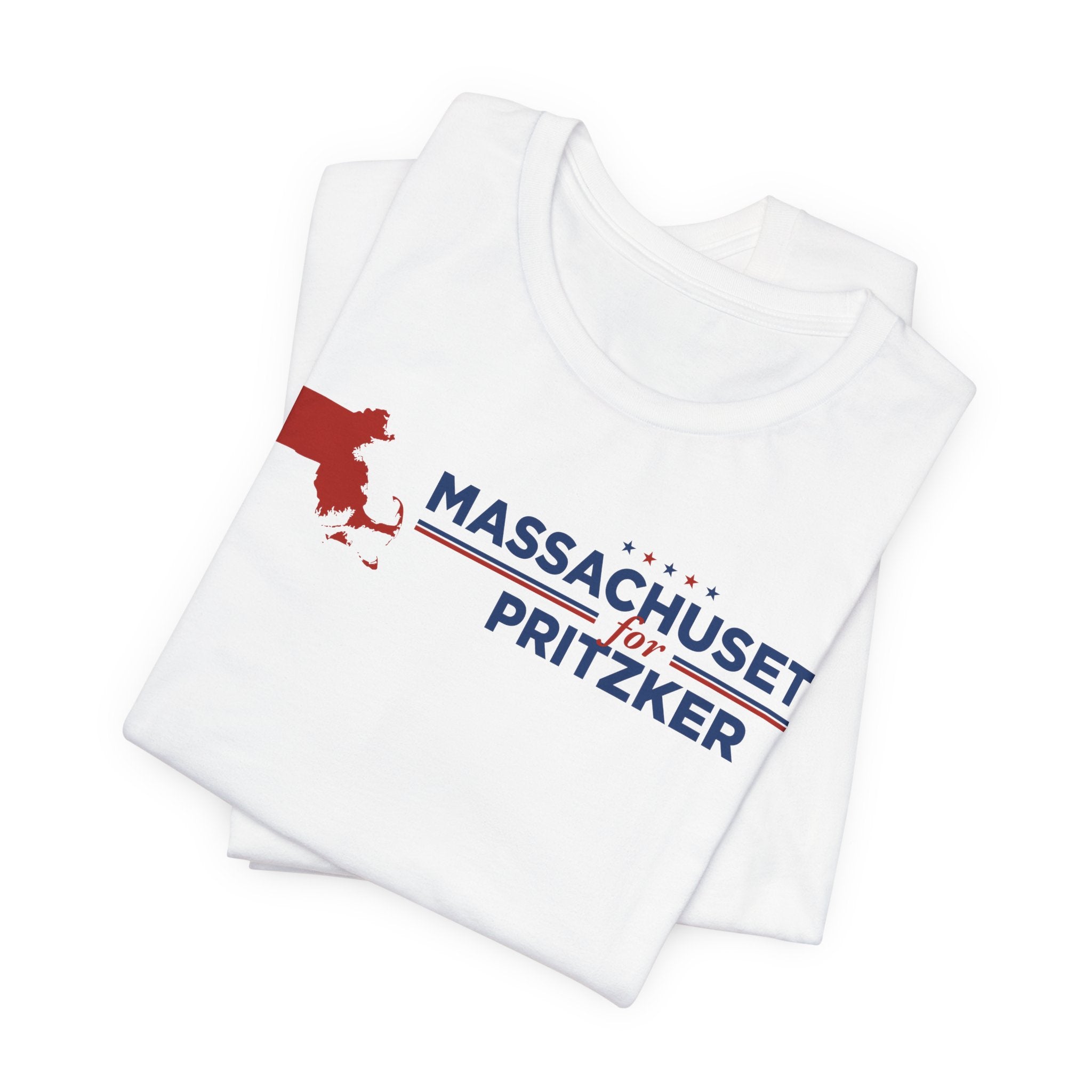 Massachusetts for J.B. Pritzker for President Campaign T-Shirt 2028