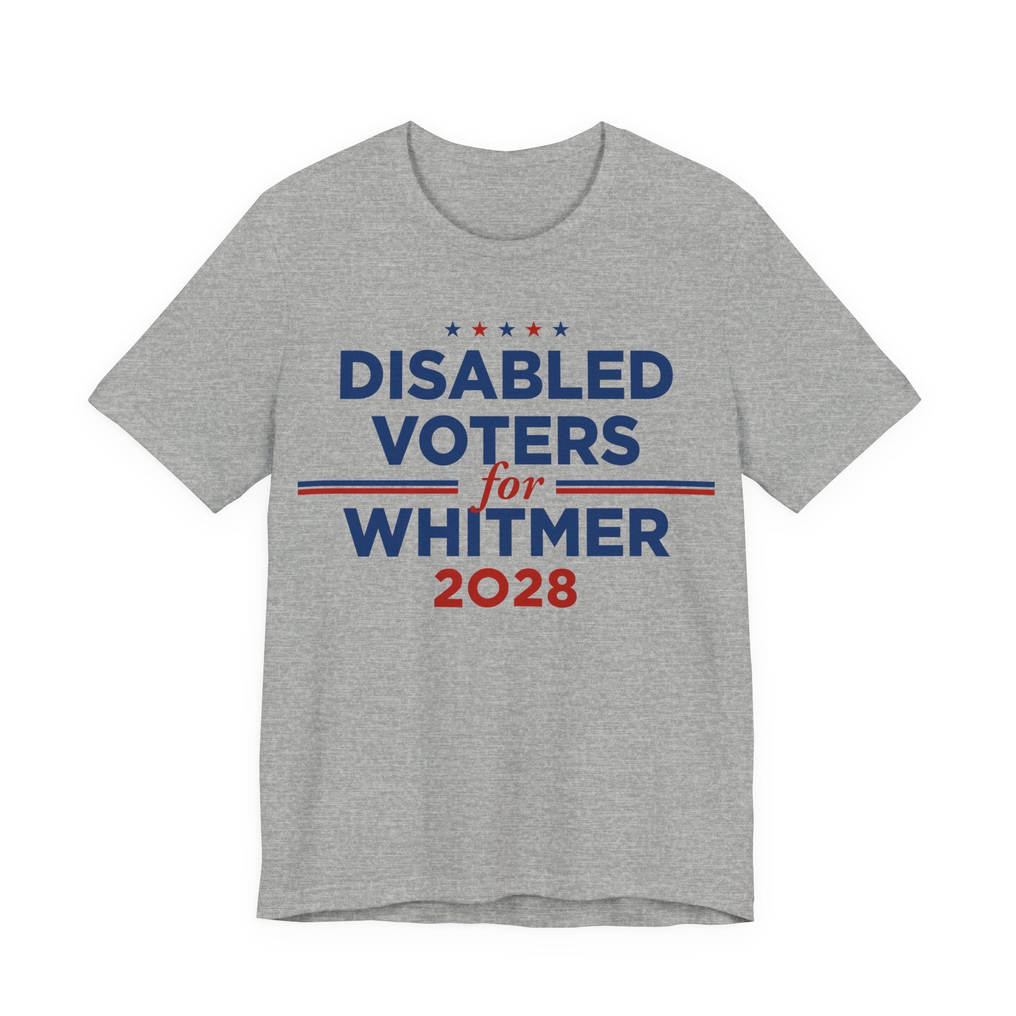 Disabled Voters for Gretchen Whitmer for President Campaign T-Shirt 2028
