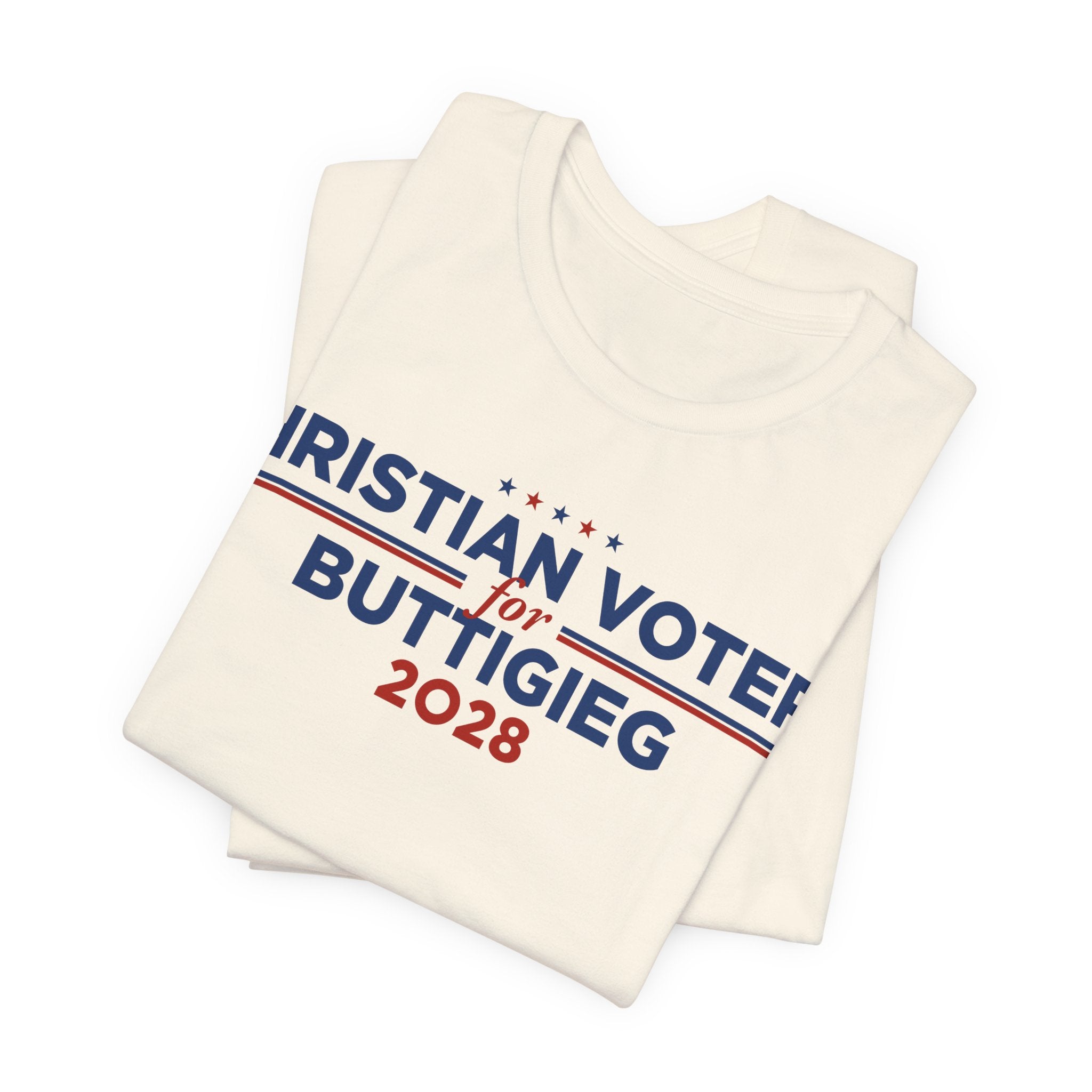 Christian Voters for Pete Buttigieg for President Campaign T-Shirt 2028