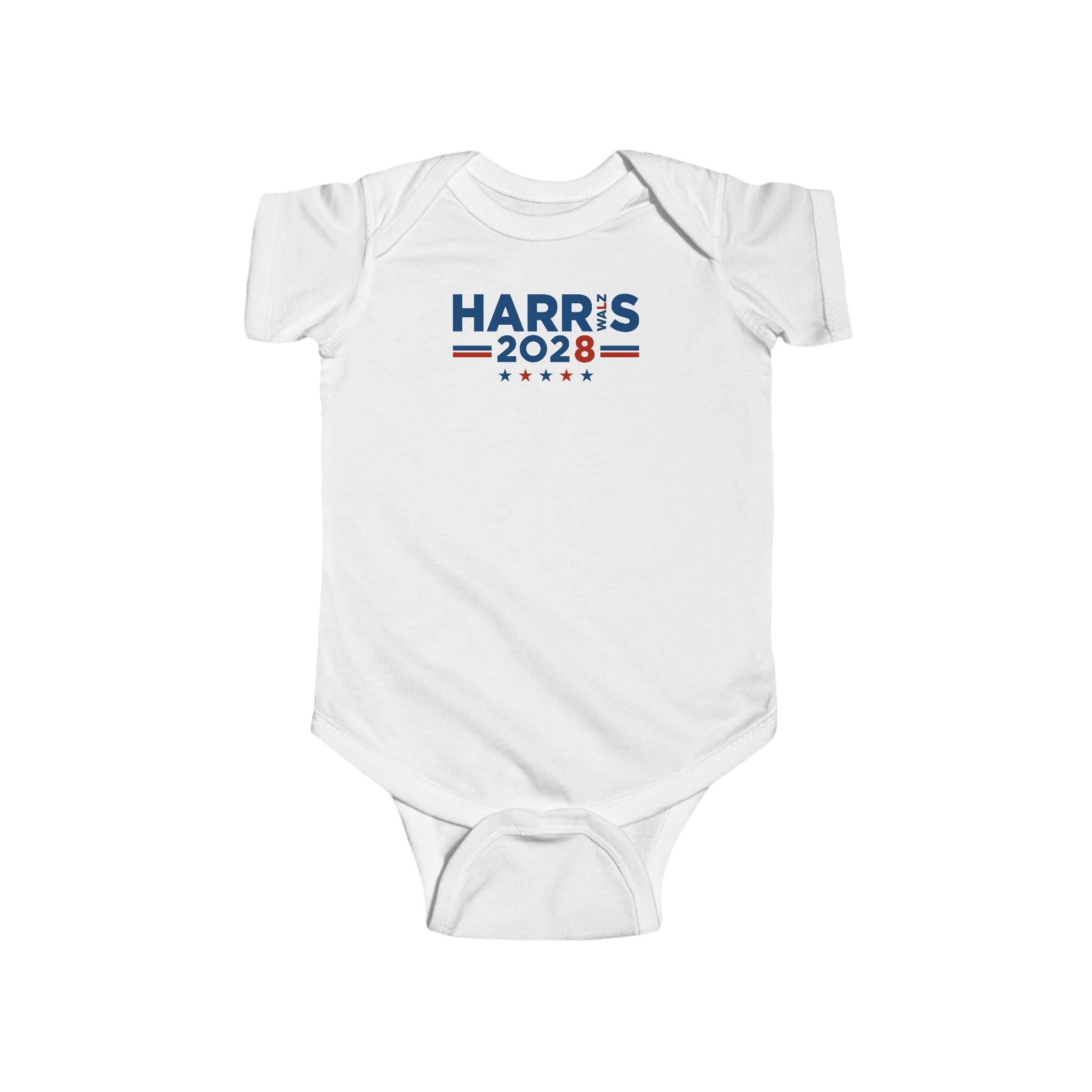 Infant Kamala Harris Tim Walz 2028 Campaign Onesie (Youth Political Pride)