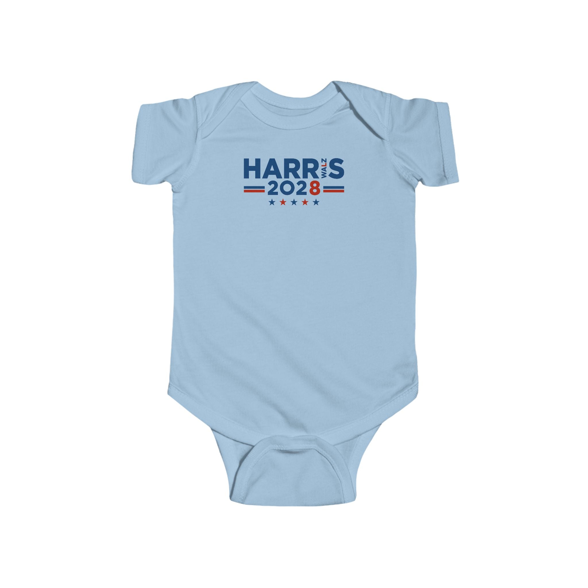 Infant Kamala Harris Tim Walz 2028 Campaign Onesie (Youth Political Pride)