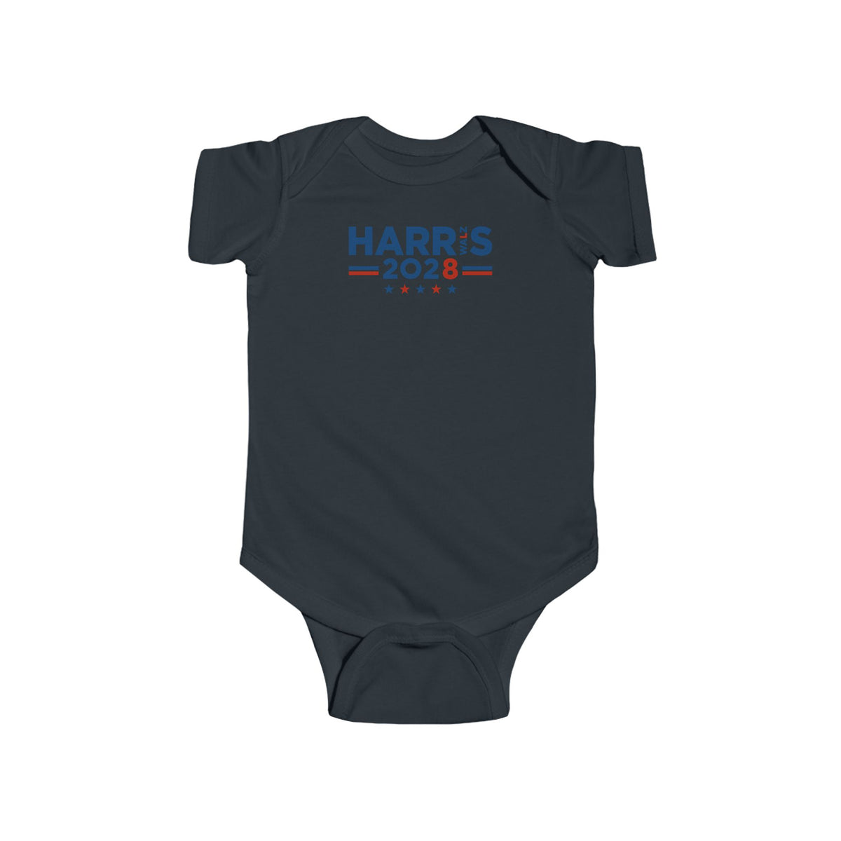Infant Kamala Harris Tim Walz 2028 Campaign Onesie (Youth Political Pride)