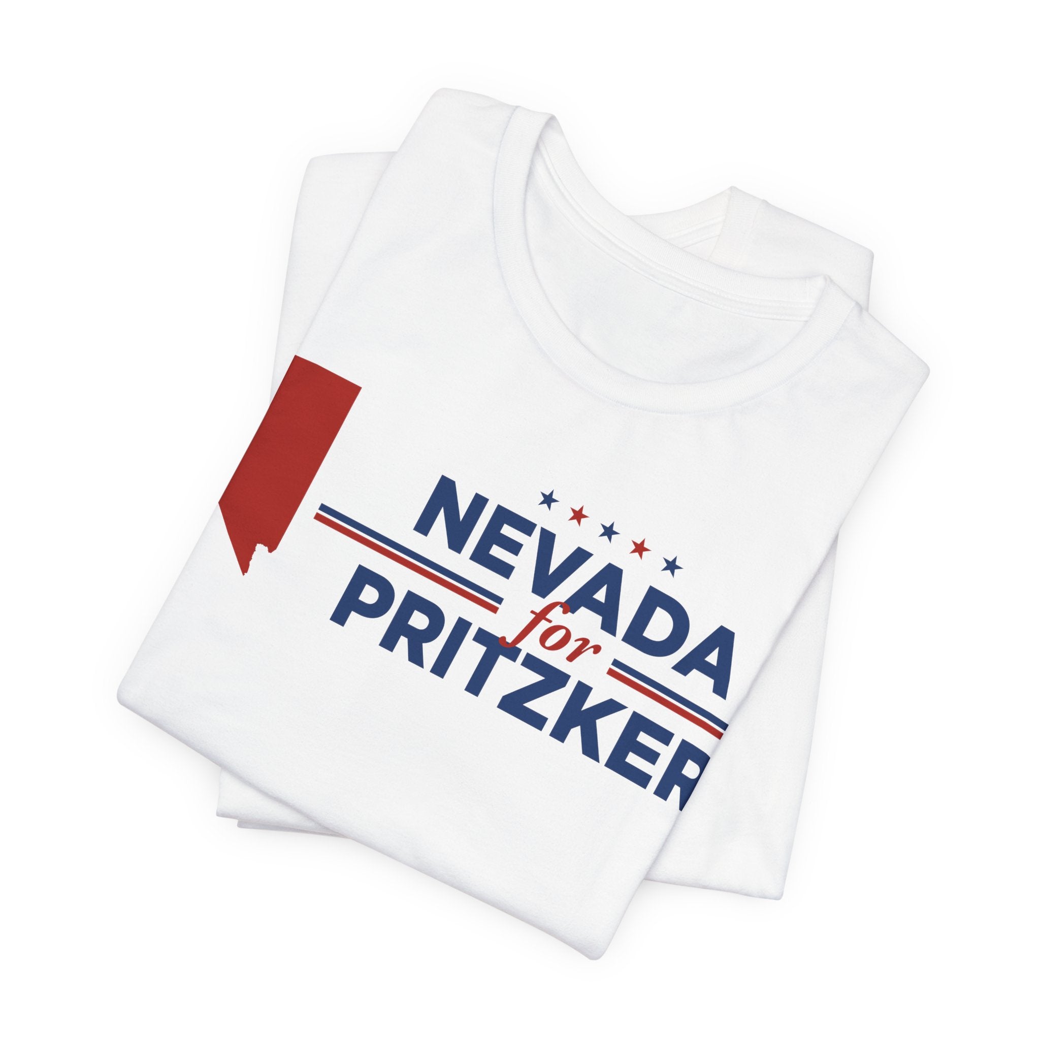 Nevada for J.B. Pritzker for President Campaign T-Shirt 2028