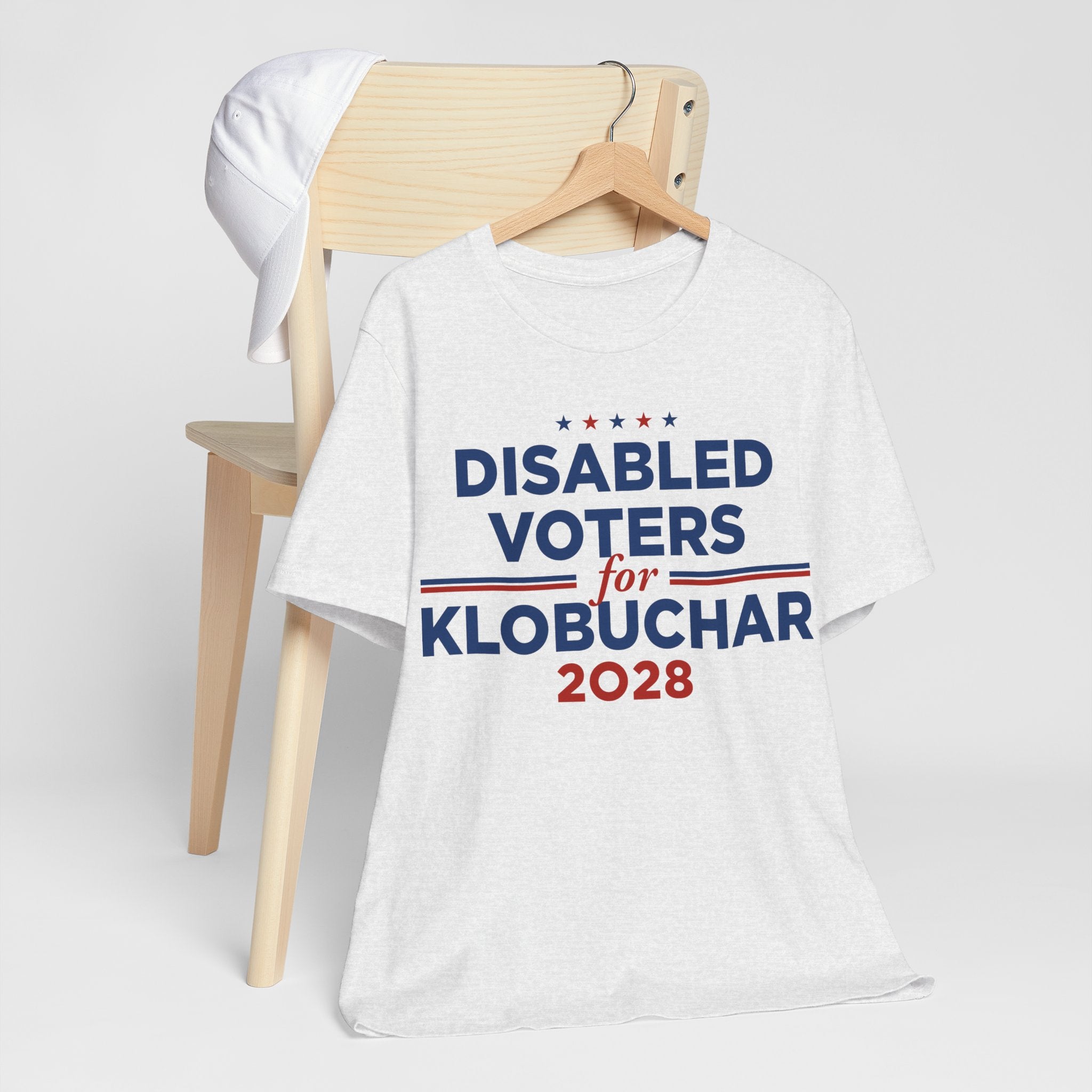 Disabled Voters for Amy Klobuchar for President Campaign T-Shirt 2028