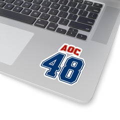 Team AOC for 48th President Sticker - Kiss-Cut Vinyl Decal