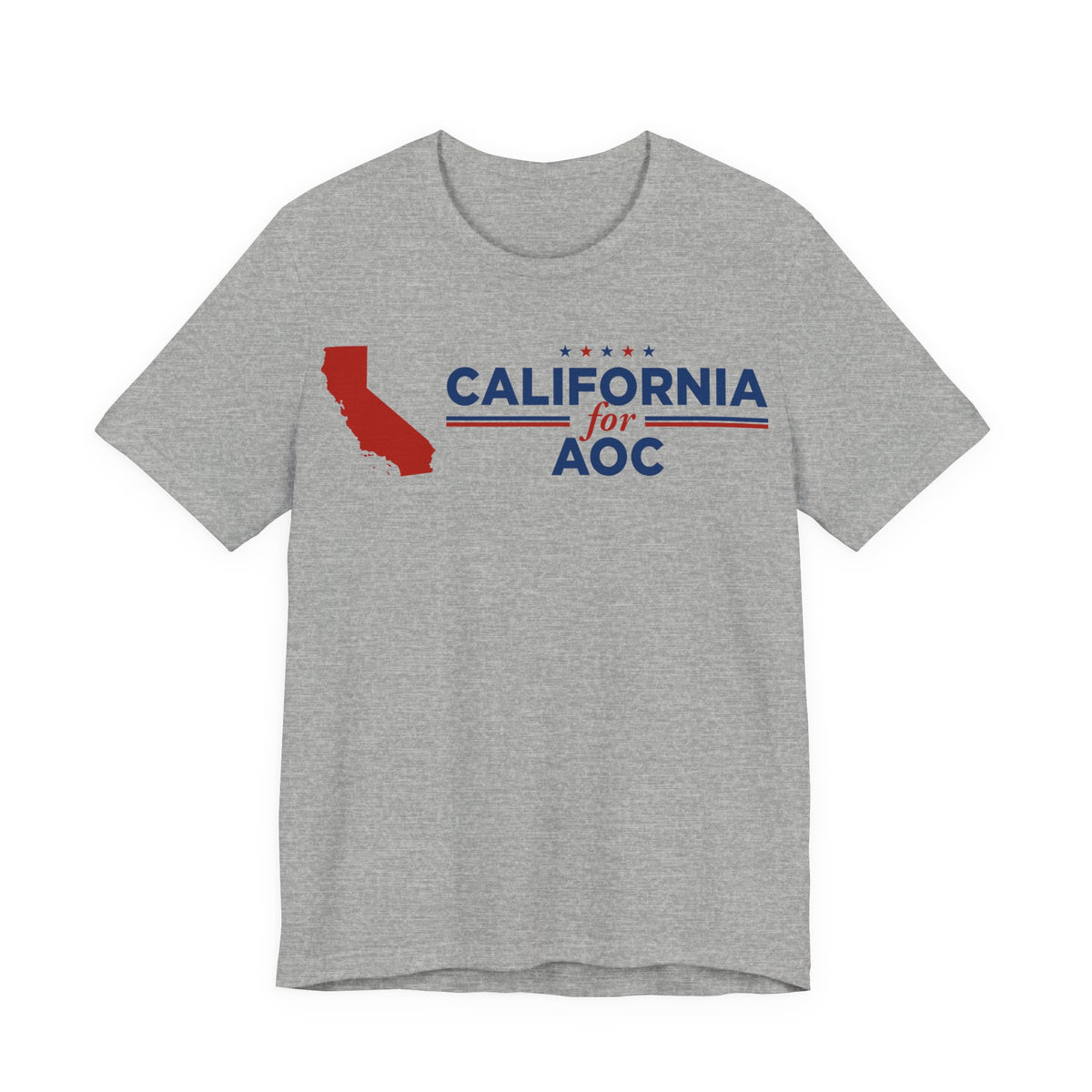 California for AOC for President Campaign T-Shirt 2028