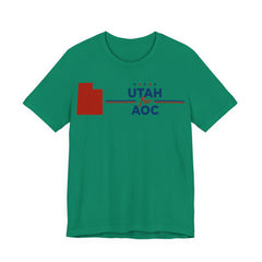 Utah for AOC for President Campaign T-Shirt 2028